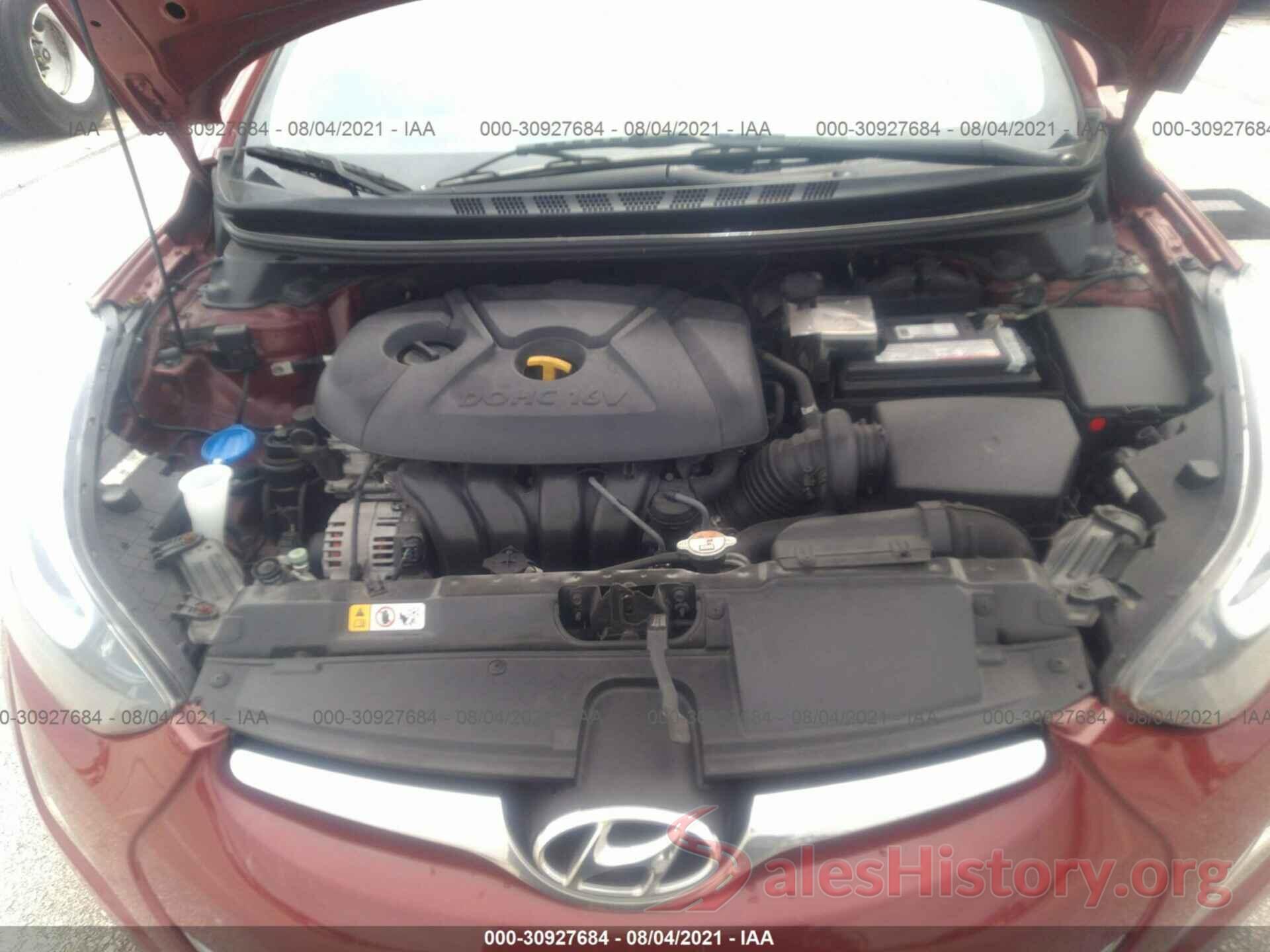 5NPDH4AE9GH741255 2016 HYUNDAI ELANTRA