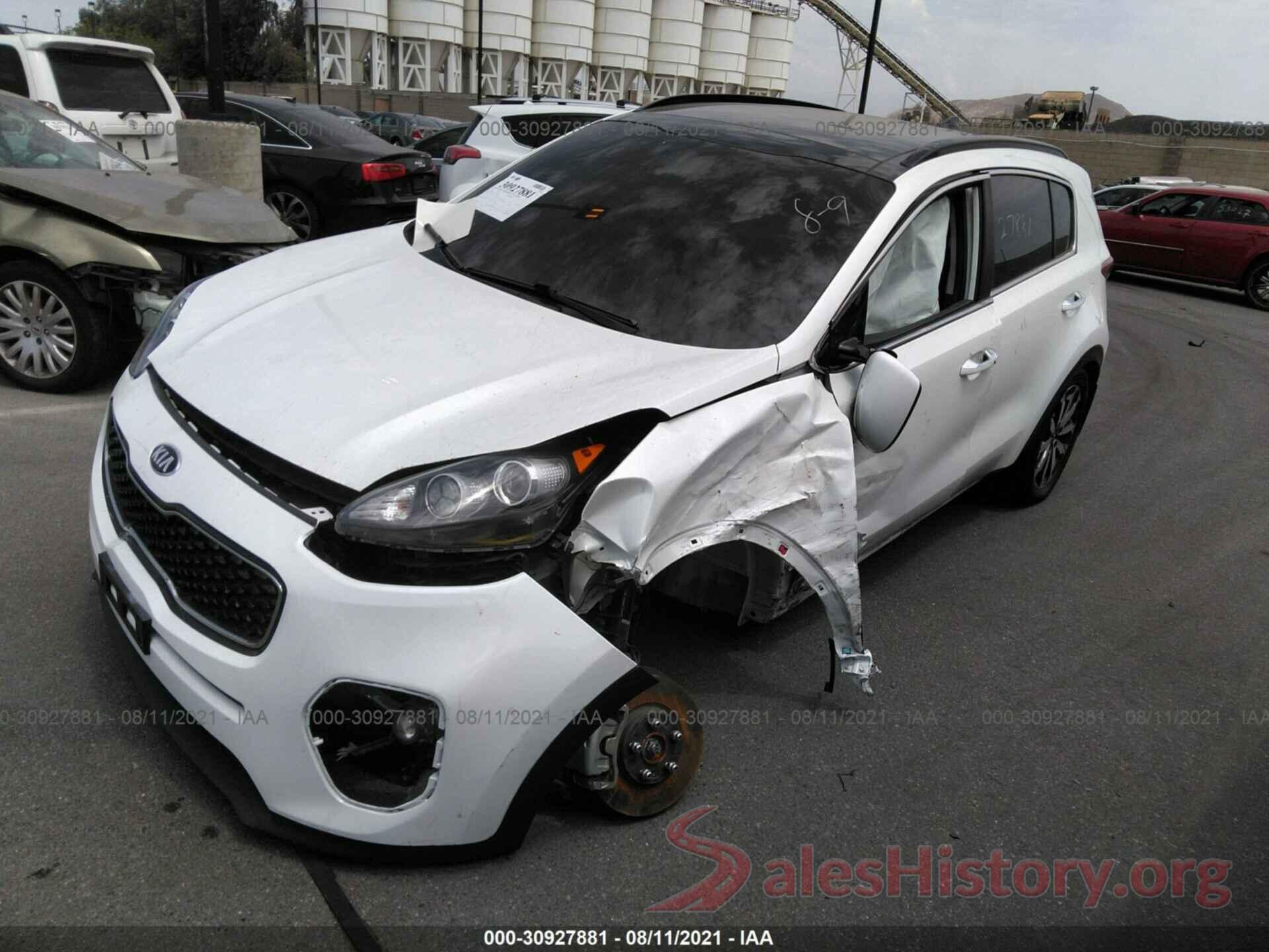 KNDPN3AC1K7514394 2019 KIA SPORTAGE