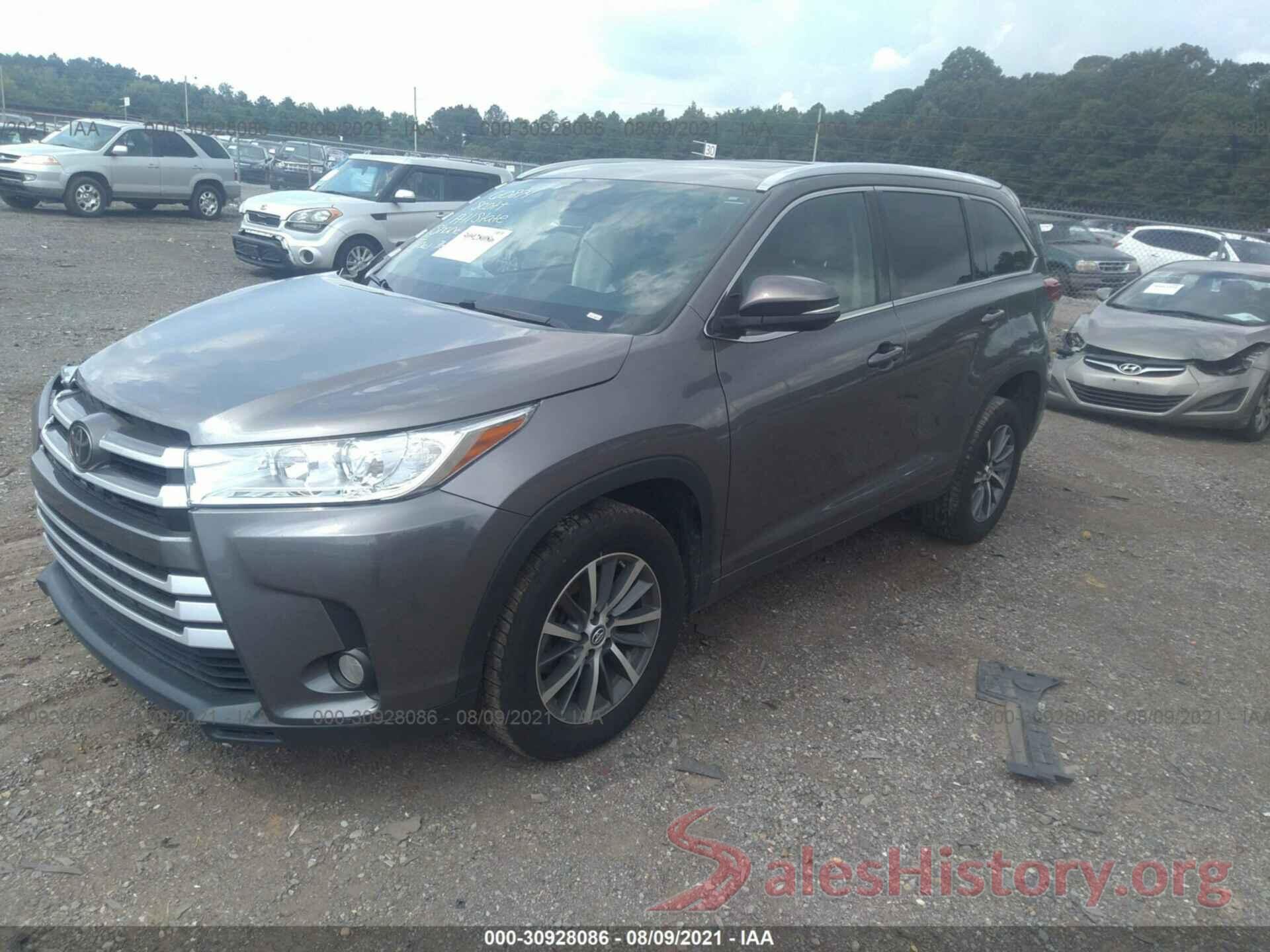 5TDKZRFH7HS525341 2017 TOYOTA HIGHLANDER