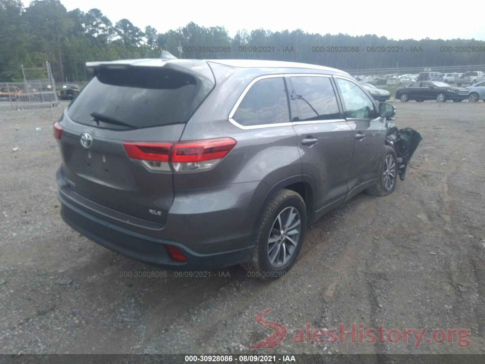 5TDKZRFH7HS525341 2017 TOYOTA HIGHLANDER