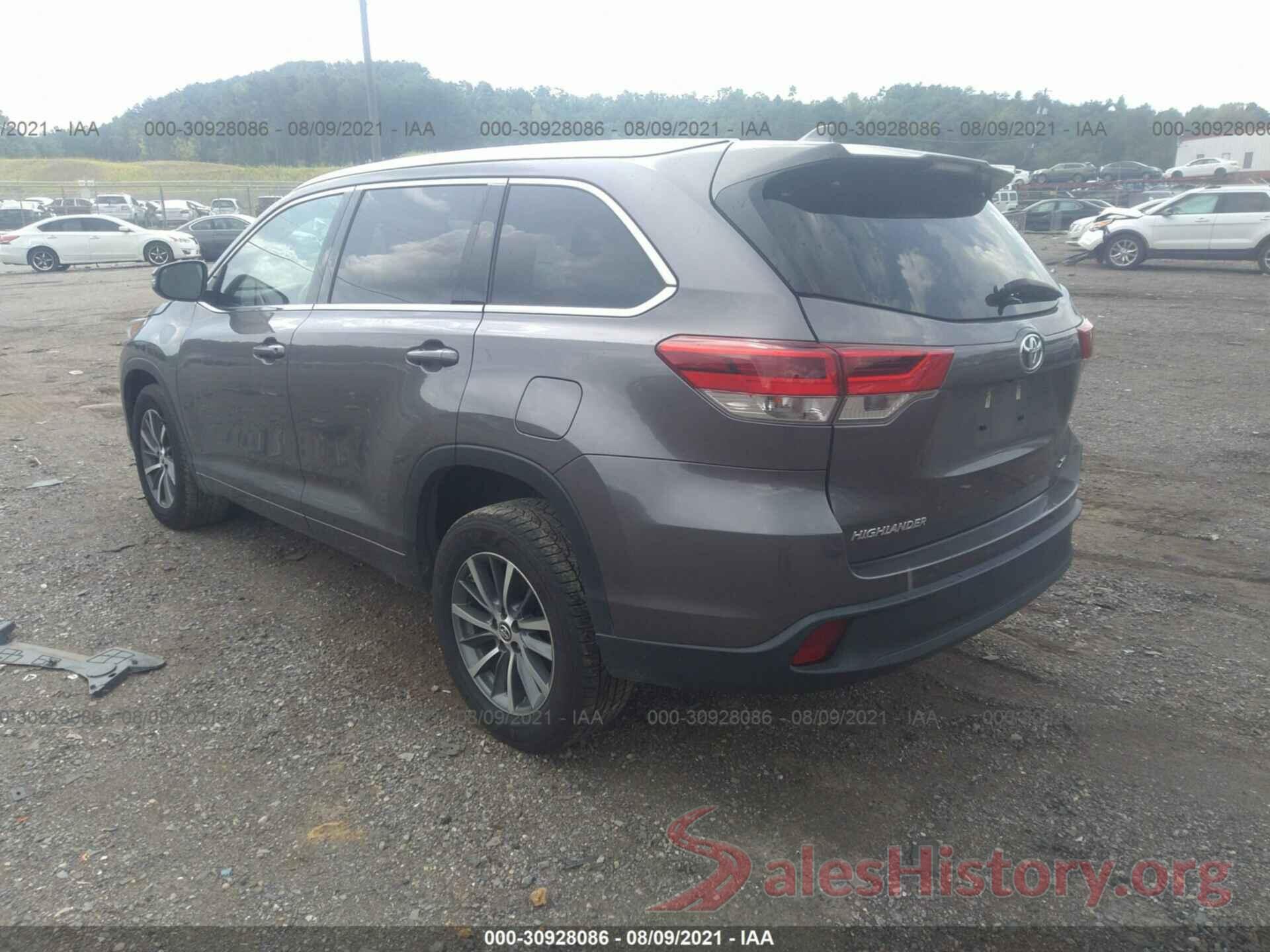 5TDKZRFH7HS525341 2017 TOYOTA HIGHLANDER