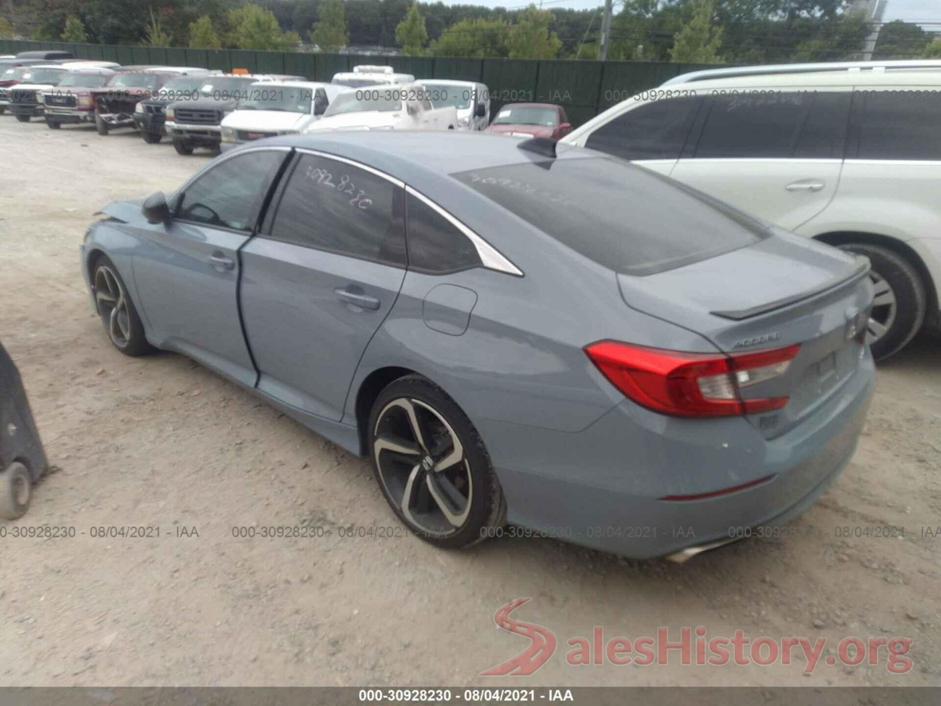 1HGCV1F32MA036585 2021 HONDA ACCORD SEDAN