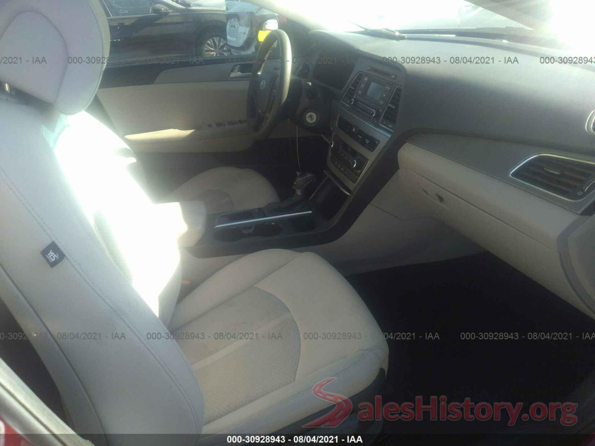 5NPE24AFXGH398308 2016 HYUNDAI SONATA