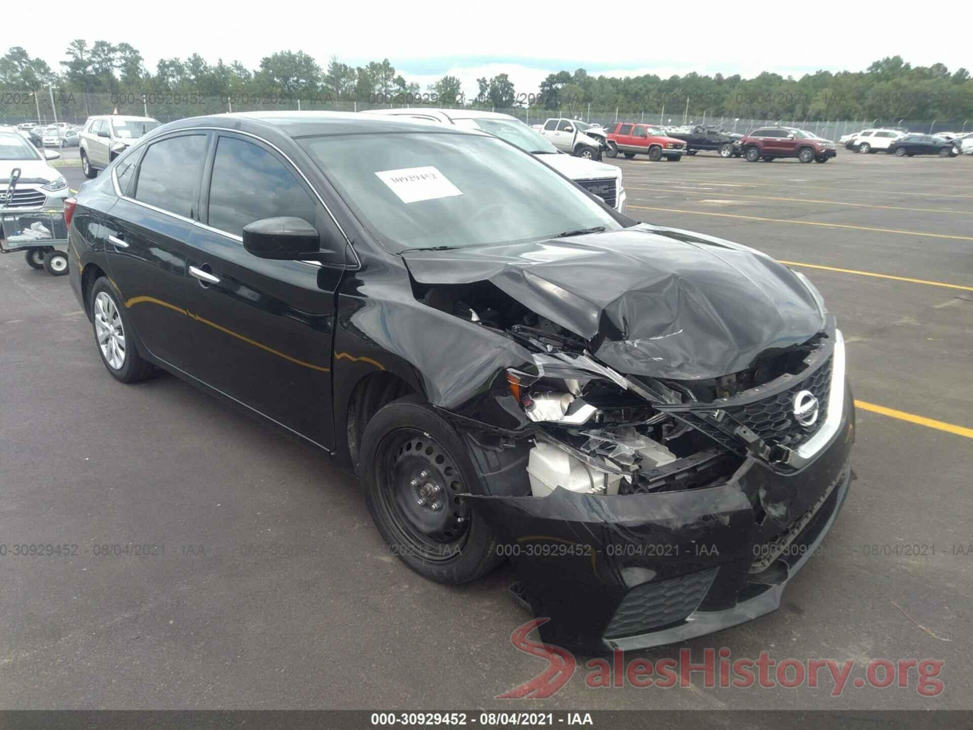 3N1AB7APXKY207607 2019 NISSAN SENTRA