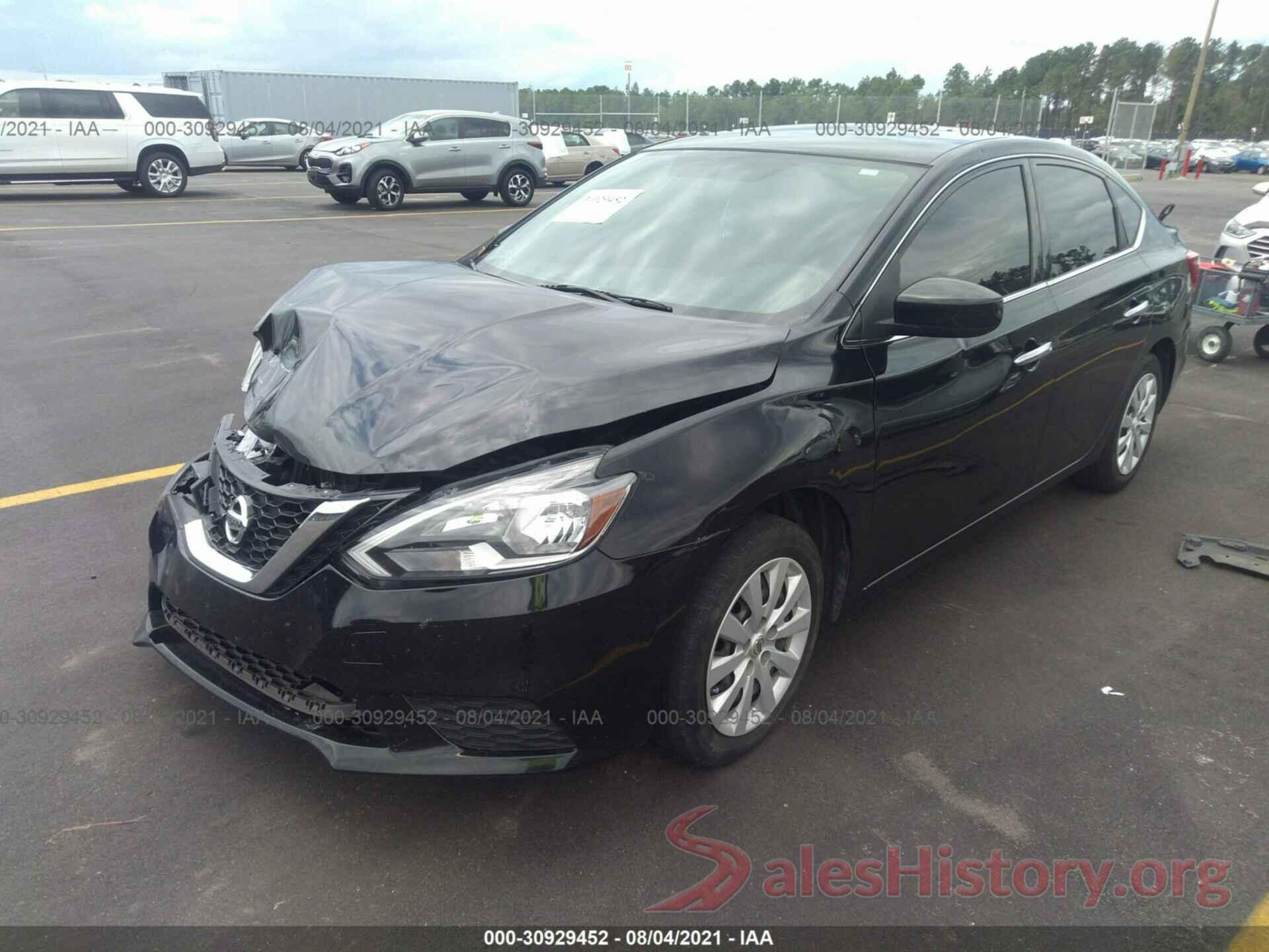 3N1AB7APXKY207607 2019 NISSAN SENTRA