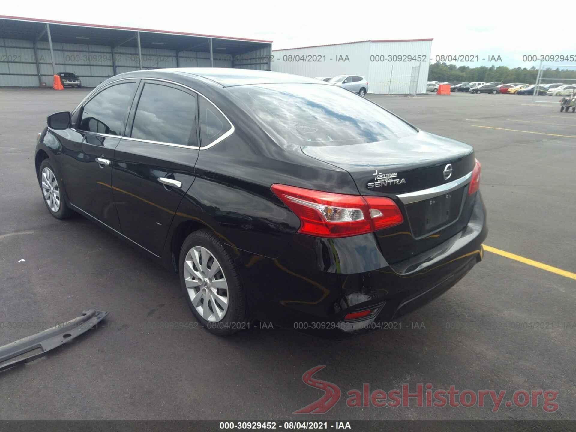 3N1AB7APXKY207607 2019 NISSAN SENTRA