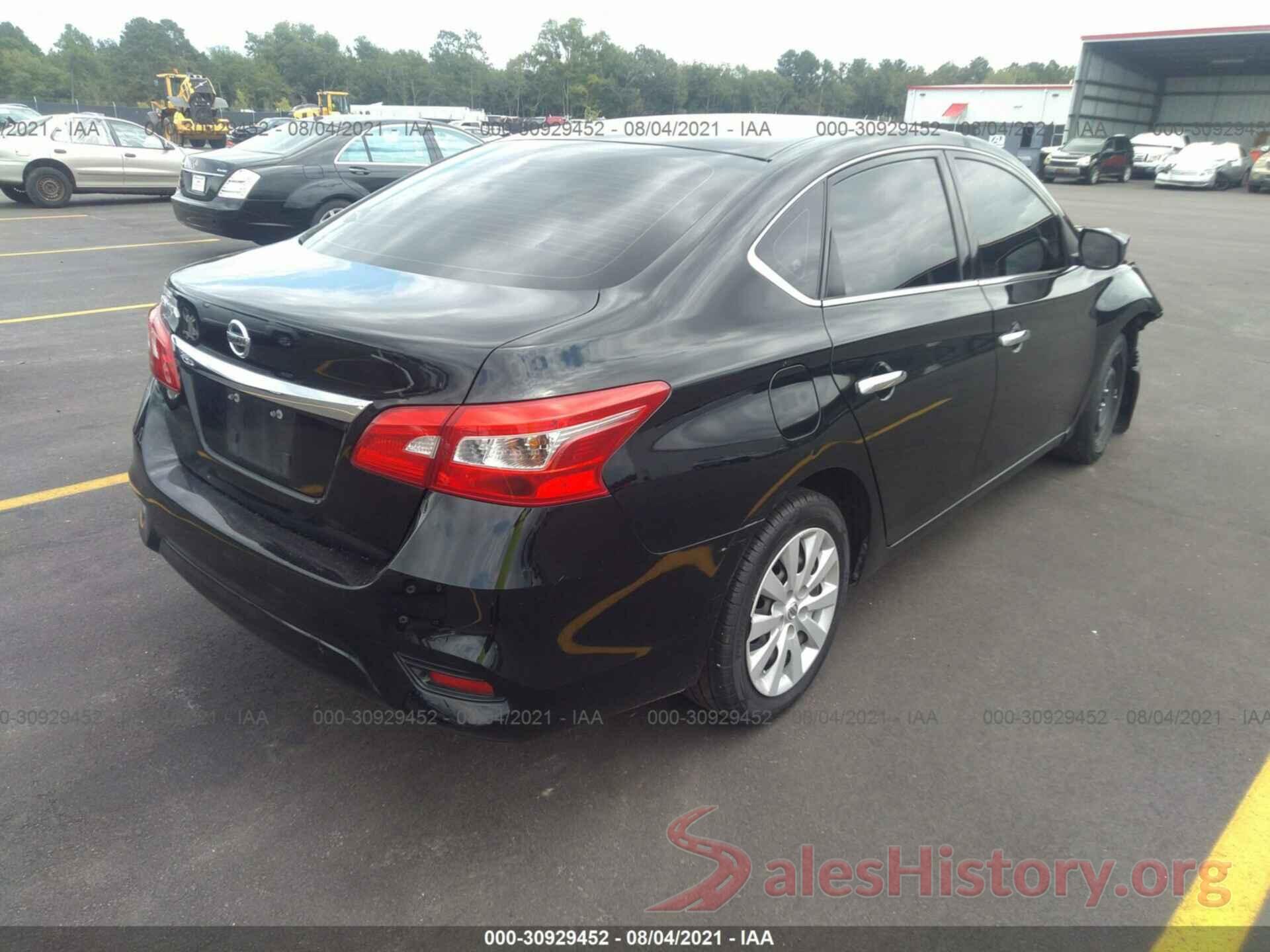 3N1AB7APXKY207607 2019 NISSAN SENTRA