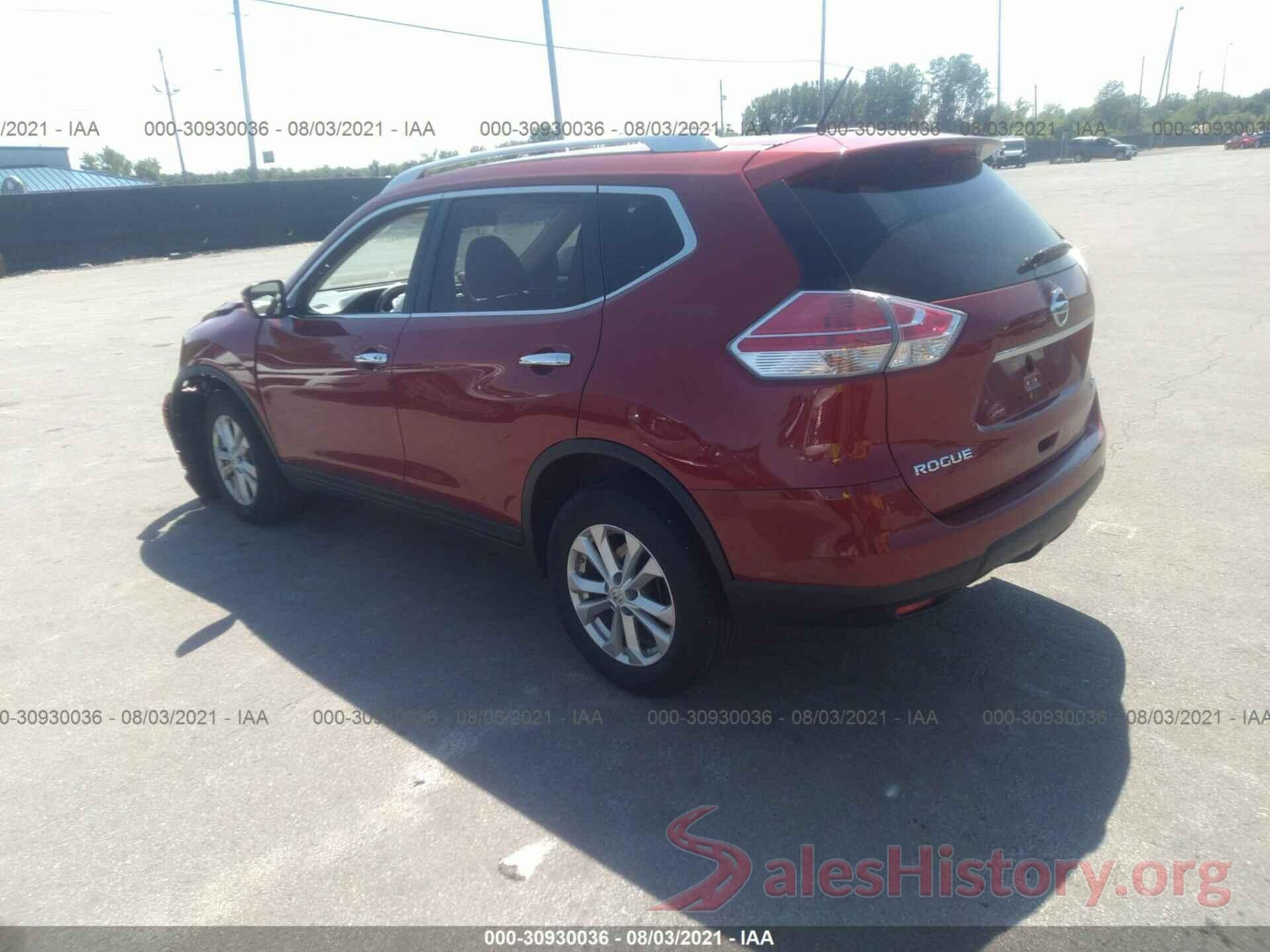 KNMAT2MV5GP636590 2016 NISSAN ROGUE