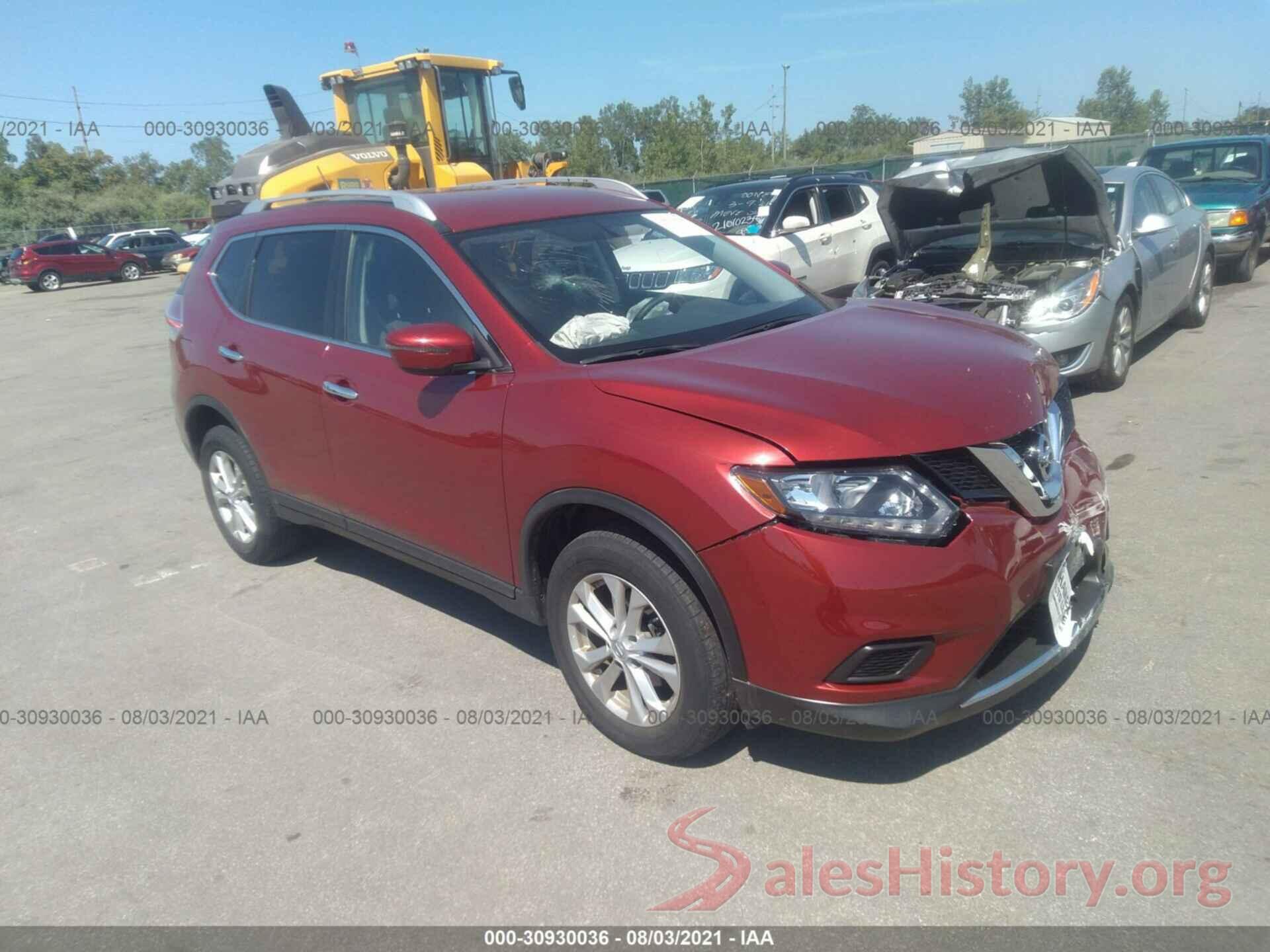 KNMAT2MV5GP636590 2016 NISSAN ROGUE