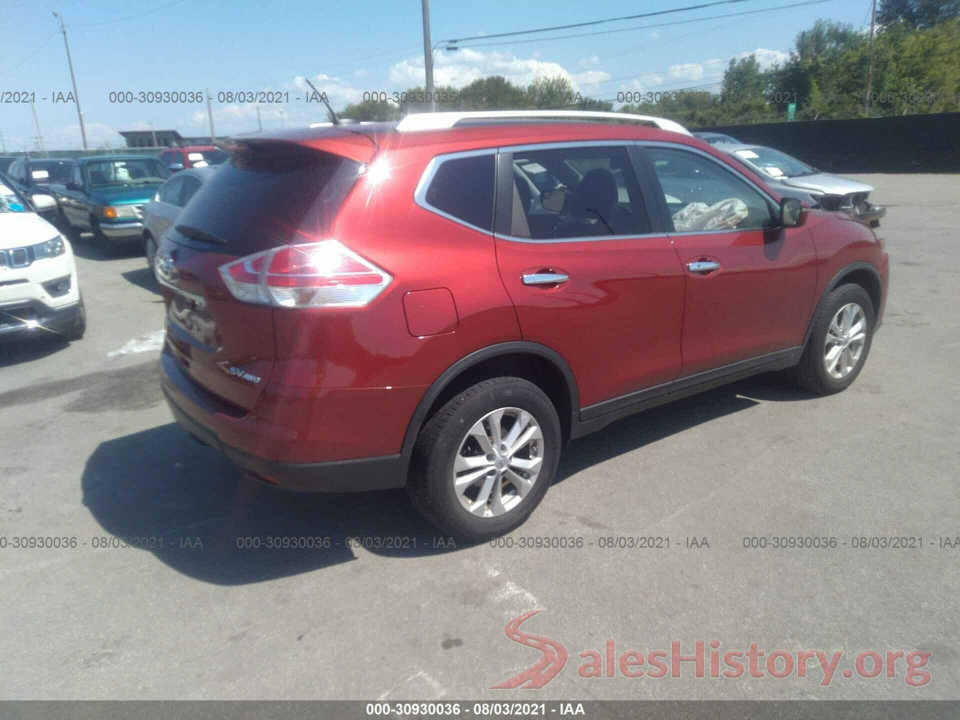 KNMAT2MV5GP636590 2016 NISSAN ROGUE