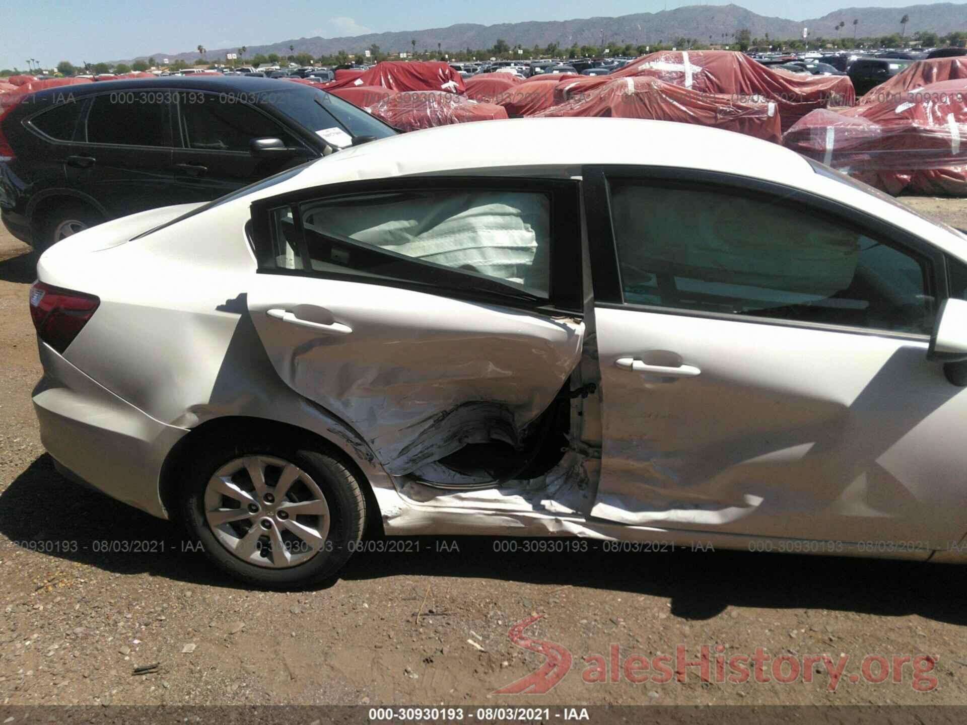 KNADM4A36G6604288 2016 KIA RIO