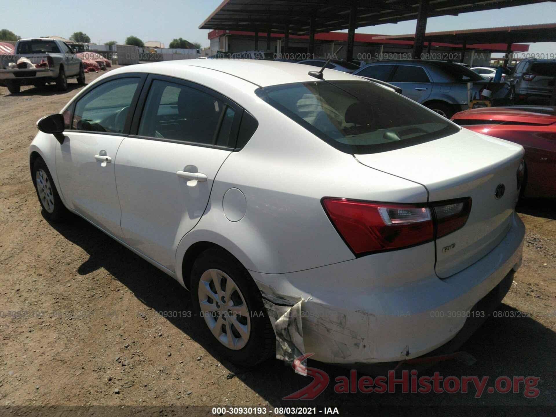 KNADM4A36G6604288 2016 KIA RIO