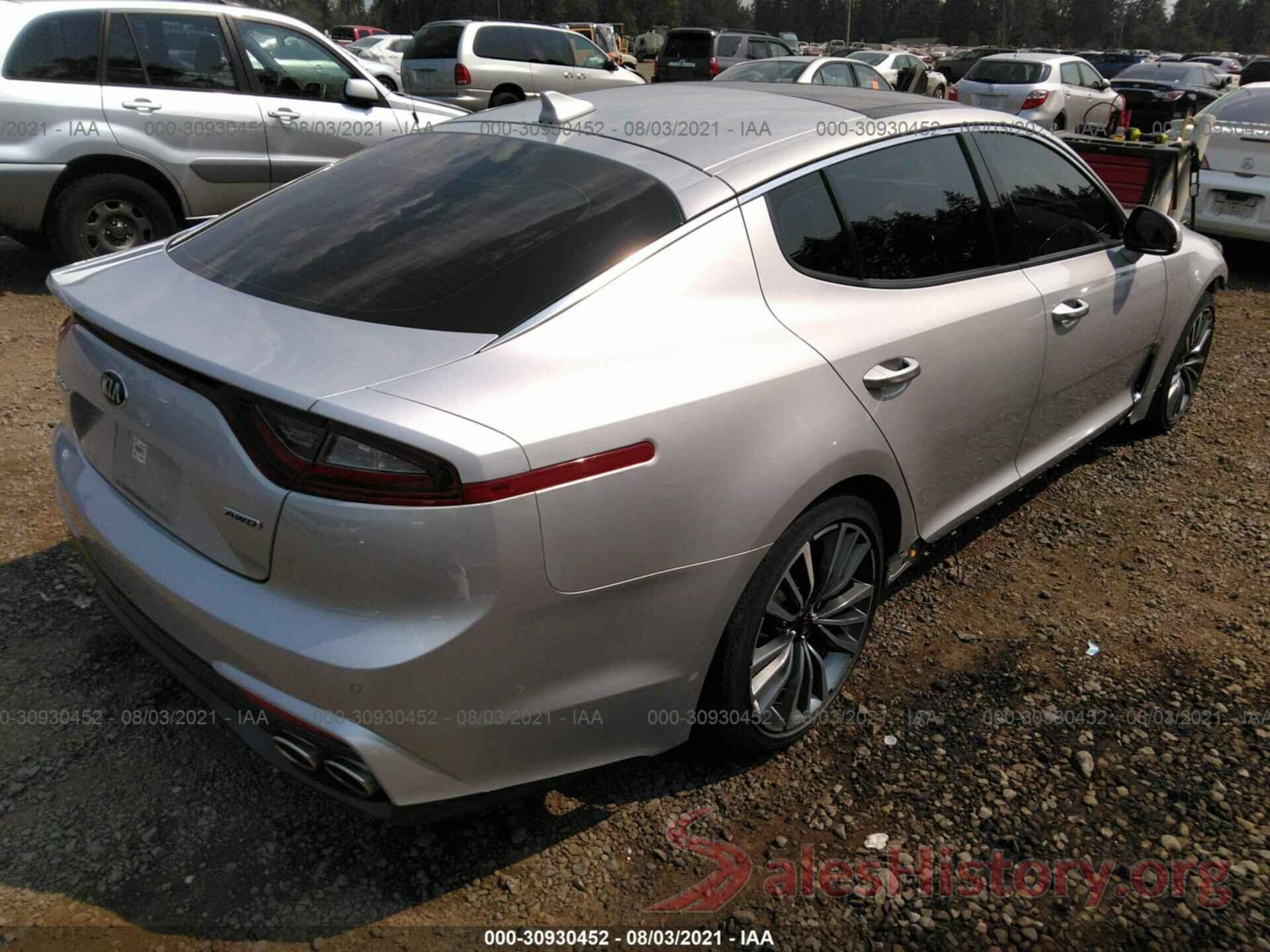 KNAE25LA0J6035280 2018 KIA STINGER