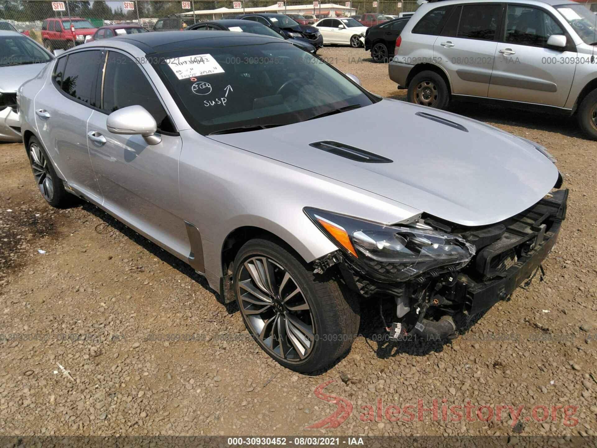 KNAE25LA0J6035280 2018 KIA STINGER