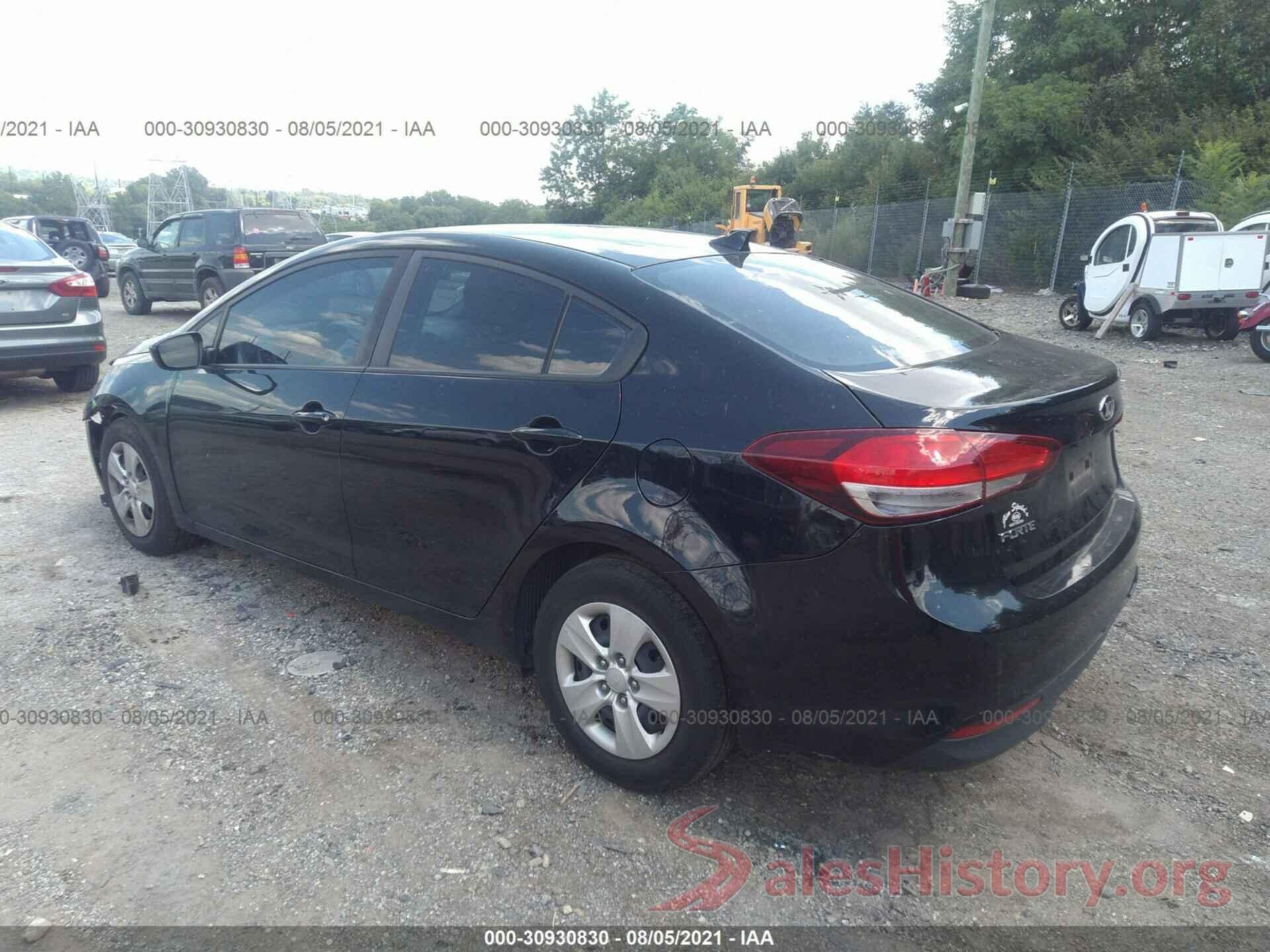 3KPFK4A75HE134545 2017 KIA FORTE