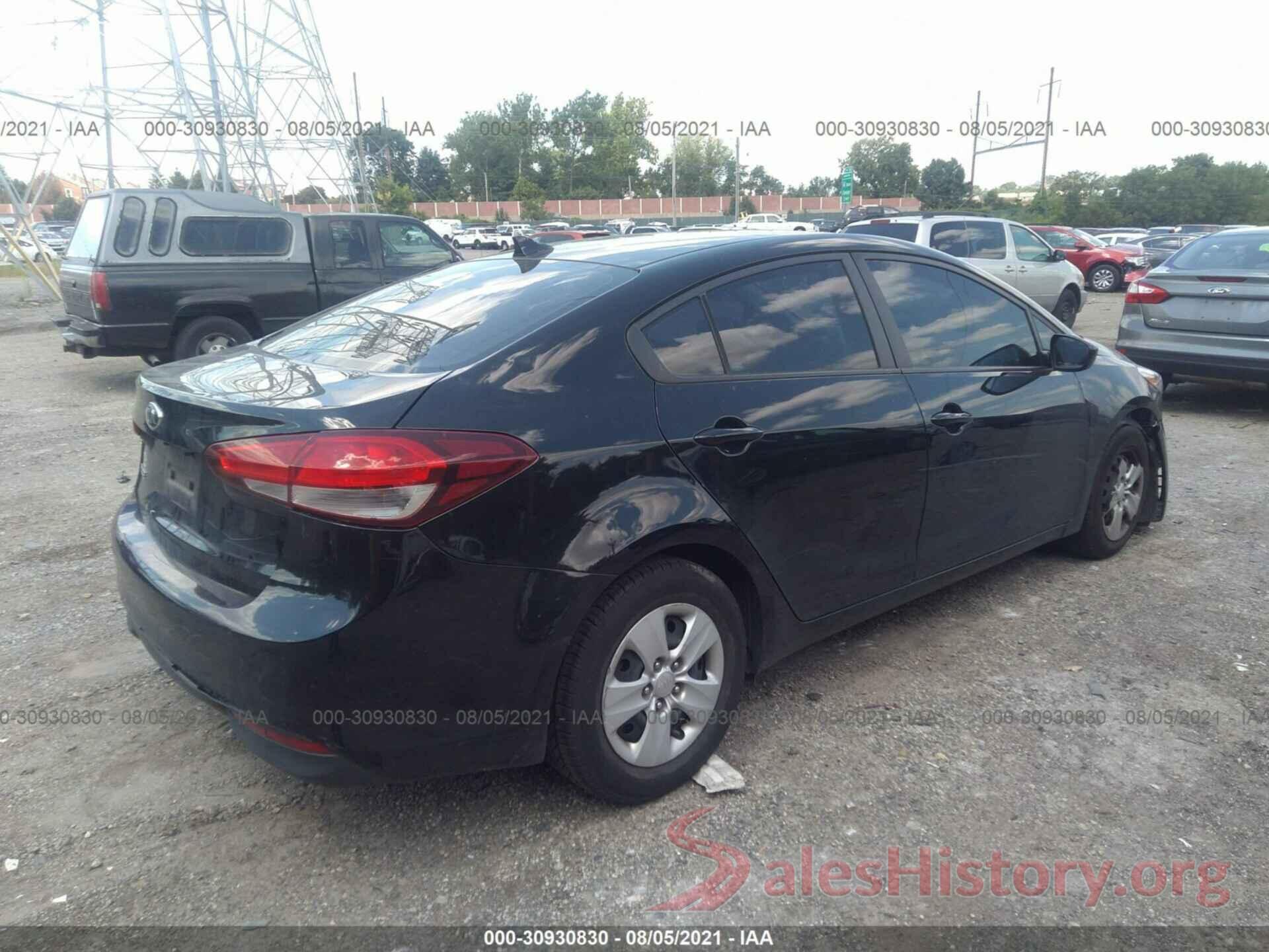 3KPFK4A75HE134545 2017 KIA FORTE