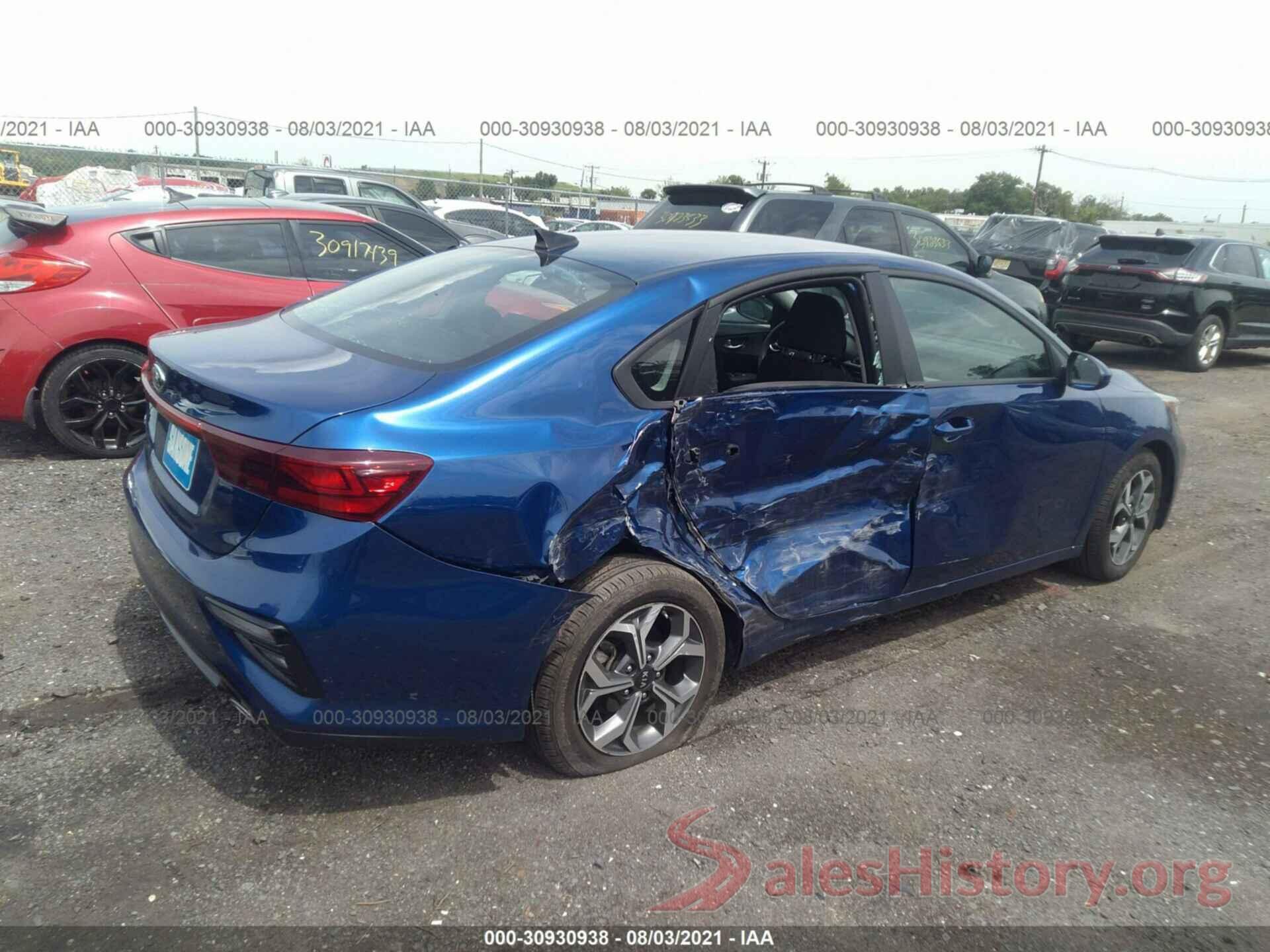 3KPF24AD1LE178993 2020 KIA FORTE