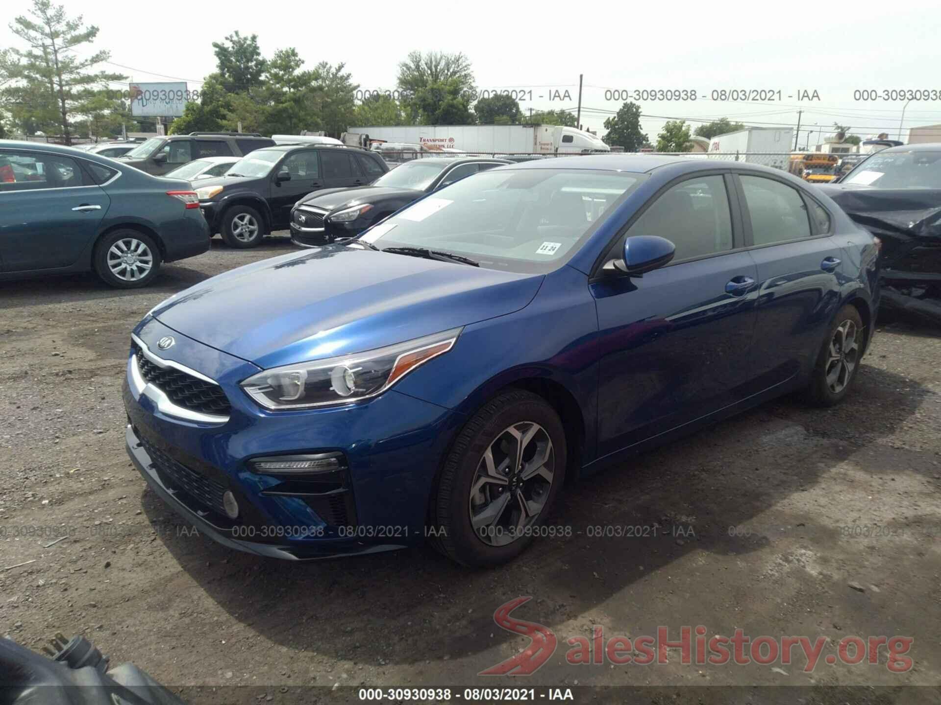 3KPF24AD1LE178993 2020 KIA FORTE