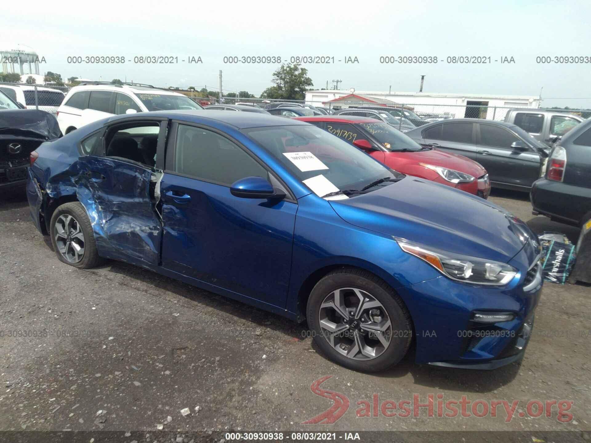 3KPF24AD1LE178993 2020 KIA FORTE