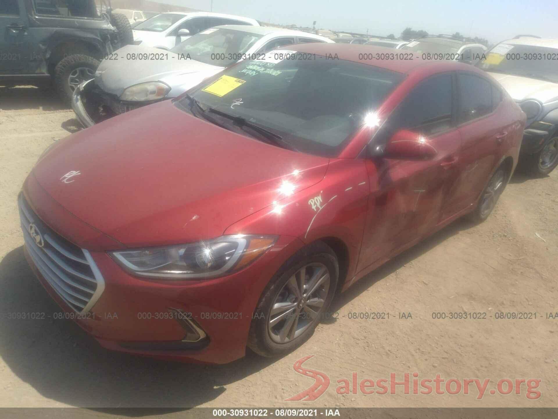 KMHD84LF7HU195368 2017 HYUNDAI ELANTRA