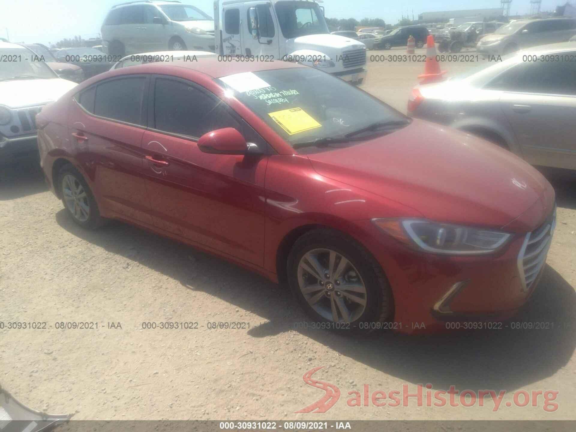 KMHD84LF7HU195368 2017 HYUNDAI ELANTRA