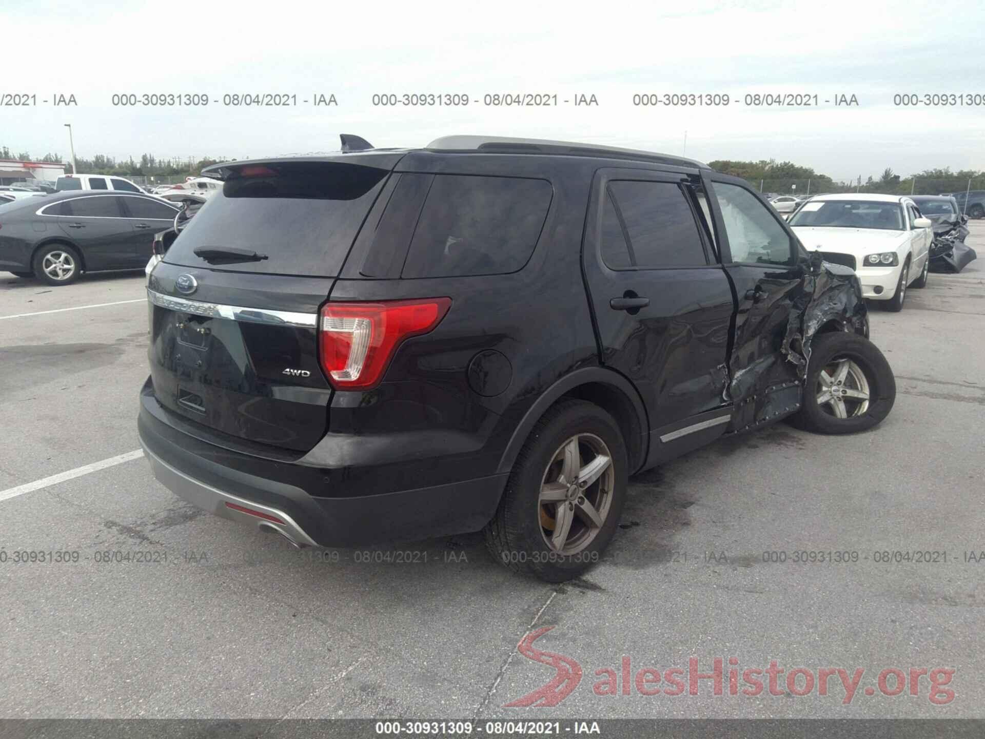 1FM5K8D81HGA72516 2017 FORD EXPLORER