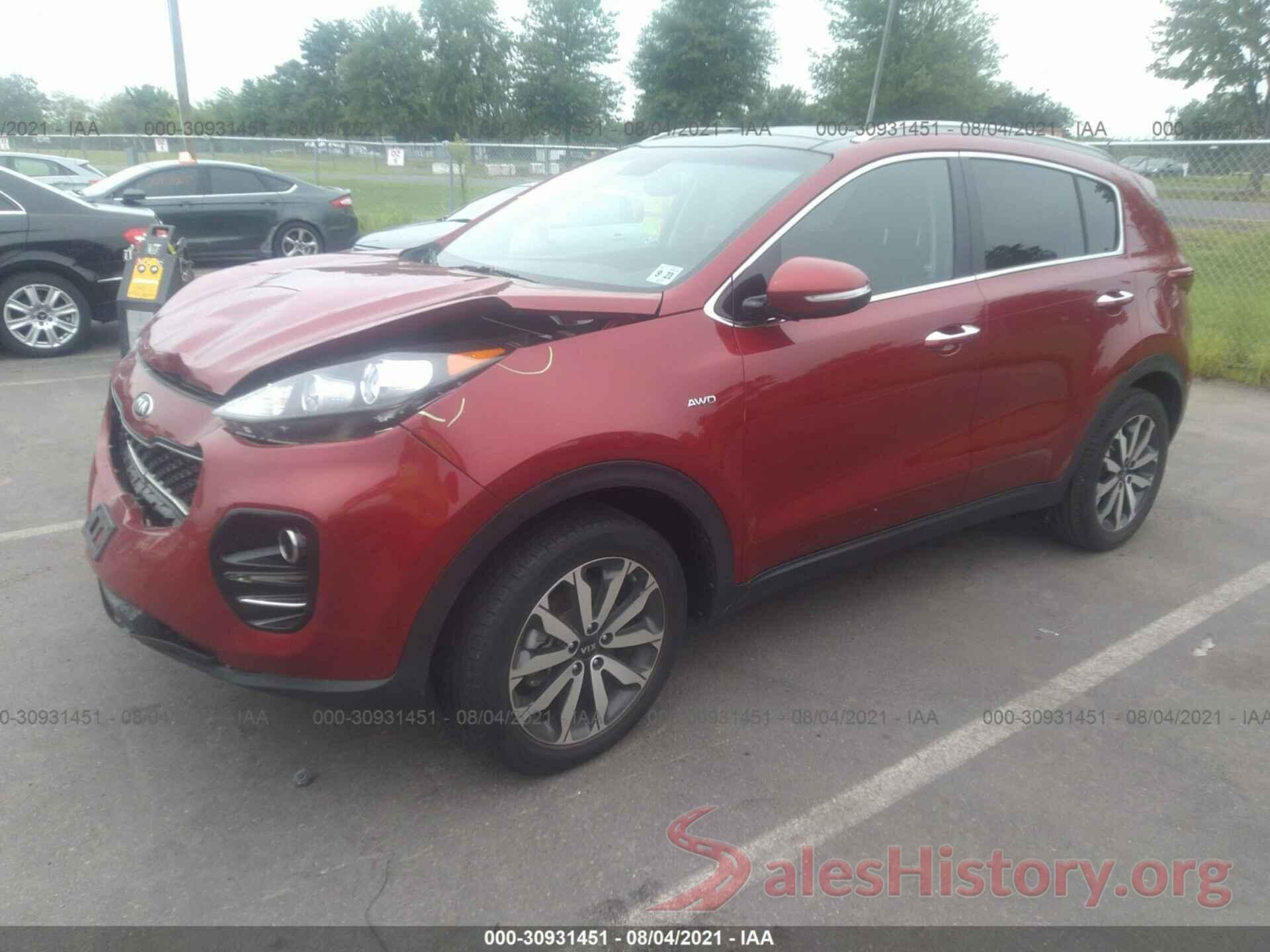 KNDPNCAC0H7154284 2017 KIA SPORTAGE