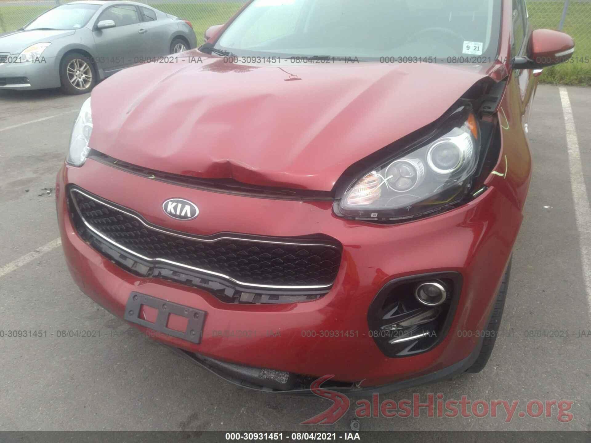 KNDPNCAC0H7154284 2017 KIA SPORTAGE