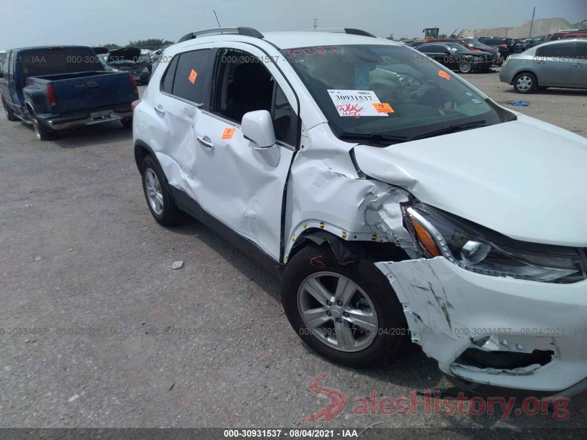 KL7CJLSB6KB954010 2019 CHEVROLET TRAX