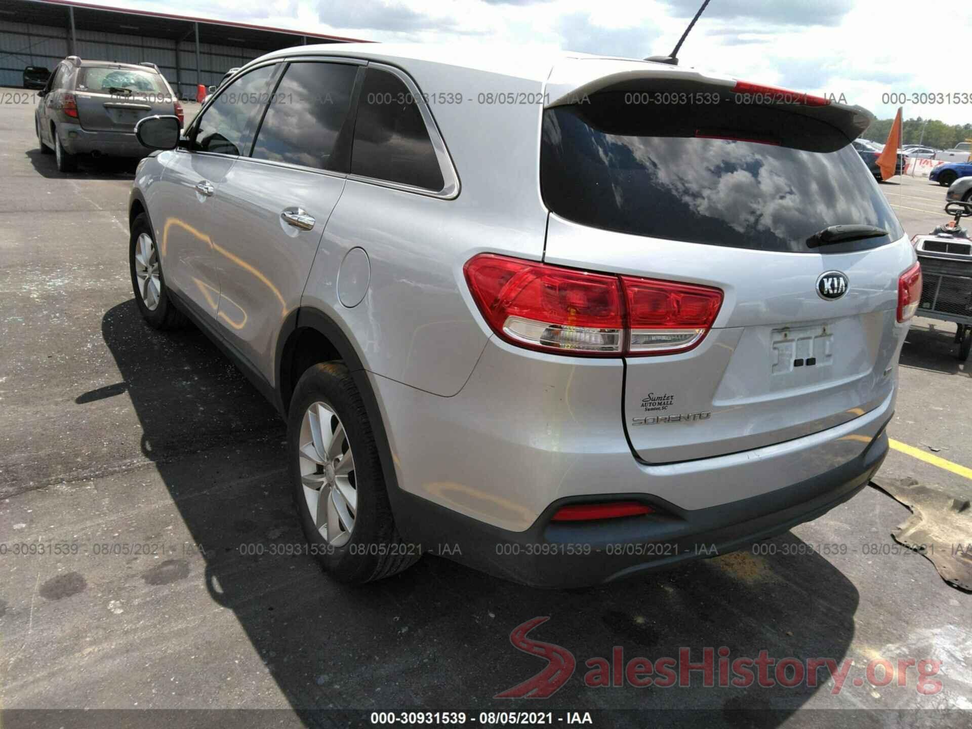 5XYPG4A3XGG167657 2016 KIA SORENTO