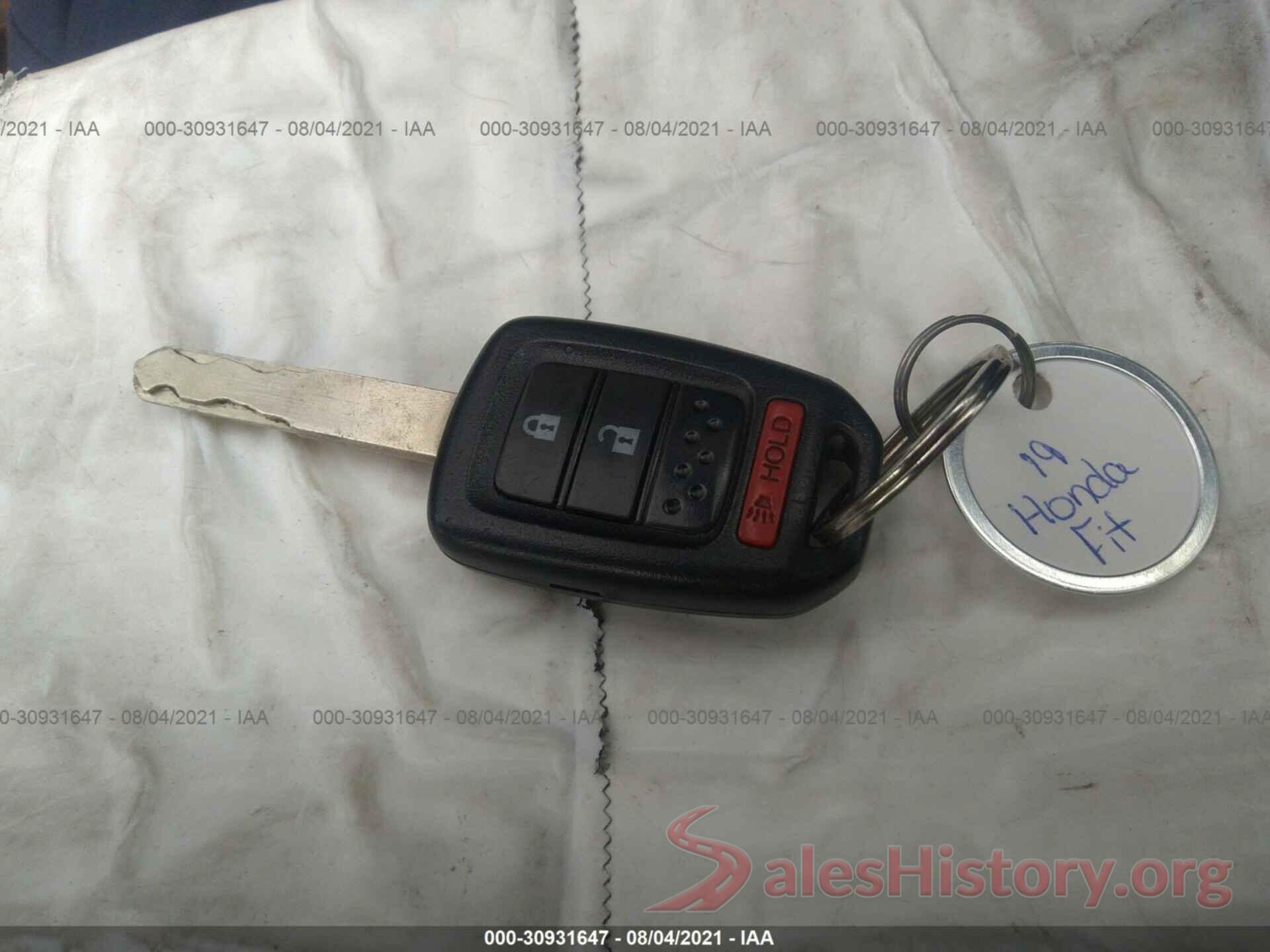 3HGGK5H41KM732782 2019 HONDA FIT