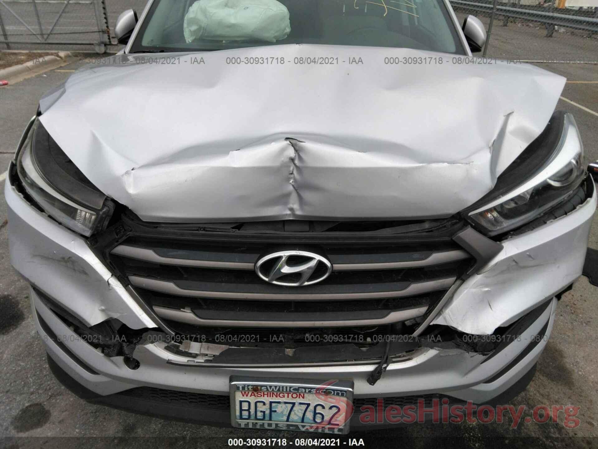 KM8J23A48GU089476 2016 HYUNDAI TUCSON