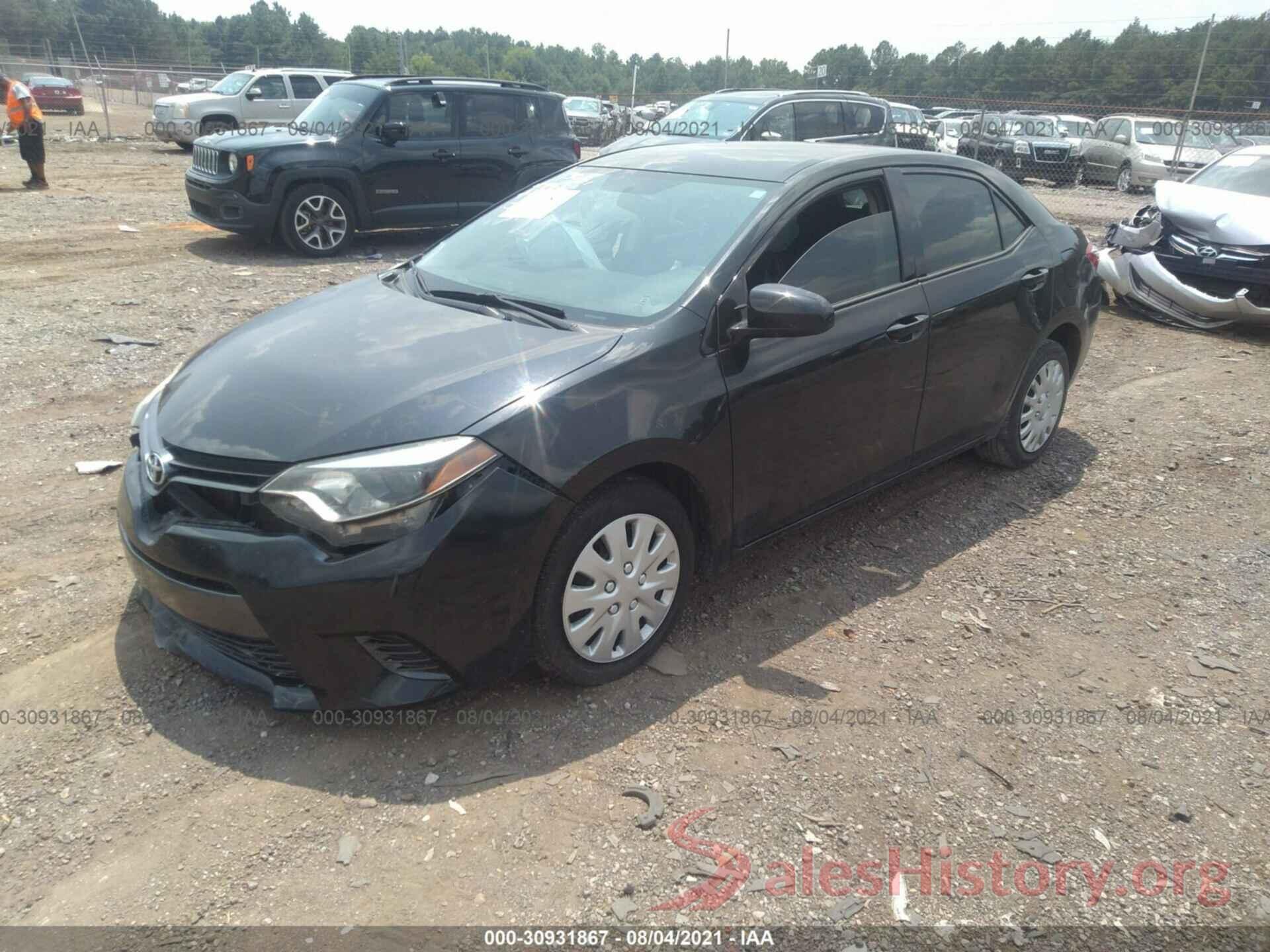 2T1BURHE1GC678340 2016 TOYOTA COROLLA