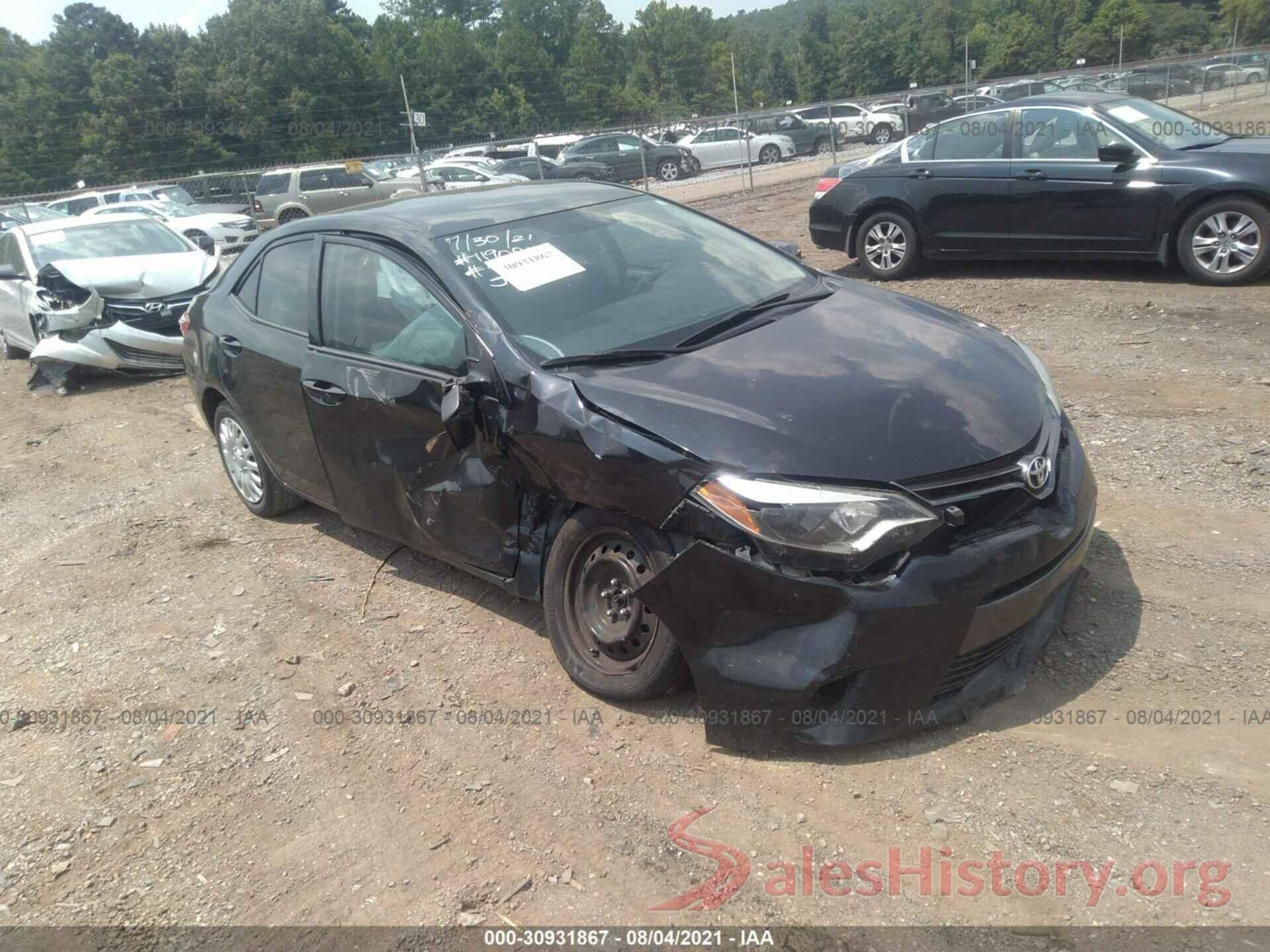 2T1BURHE1GC678340 2016 TOYOTA COROLLA