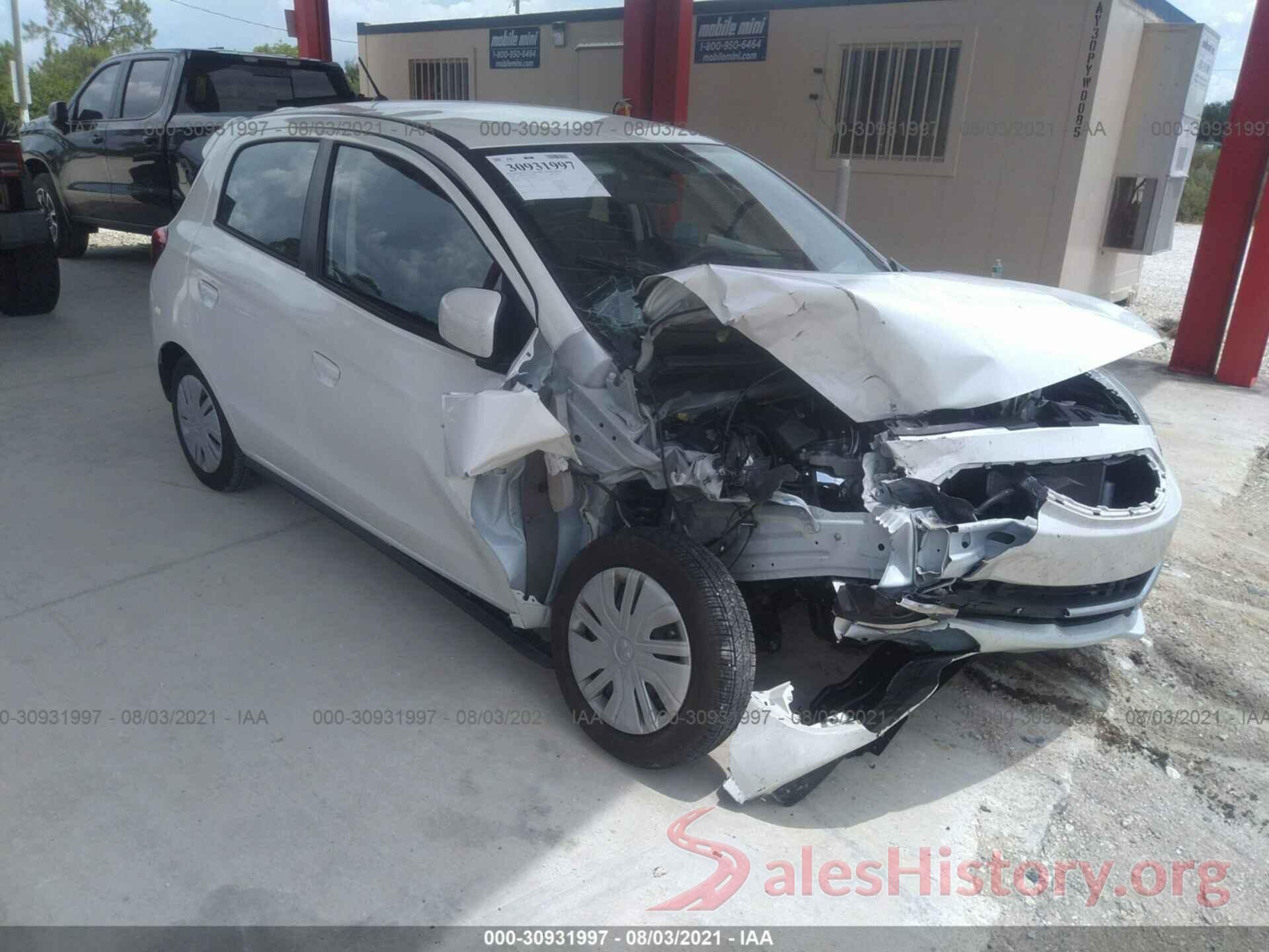 ML32A3HJ1LH005639 2020 MITSUBISHI MIRAGE