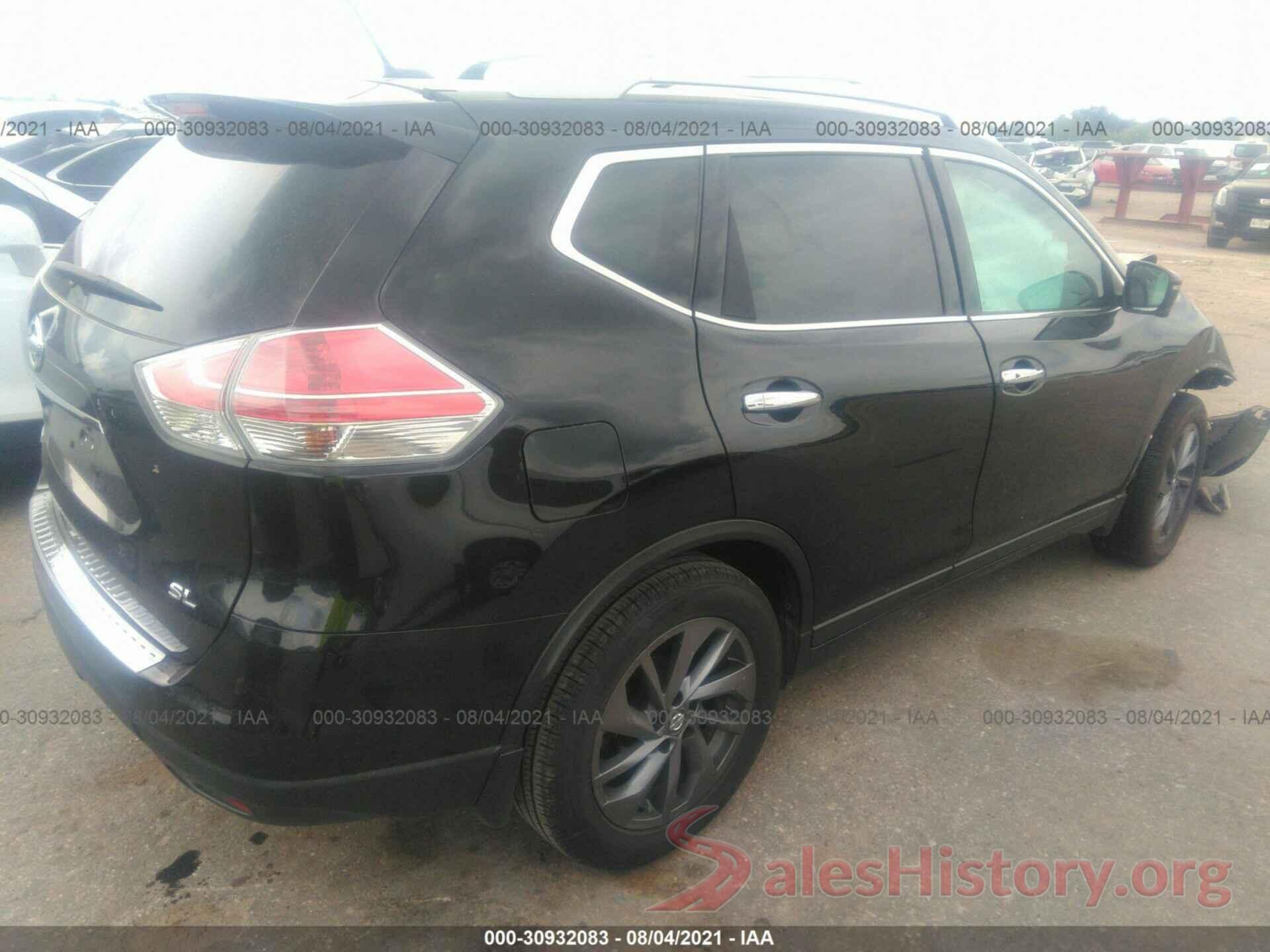 5N1AT2MT8GC835957 2016 NISSAN ROGUE