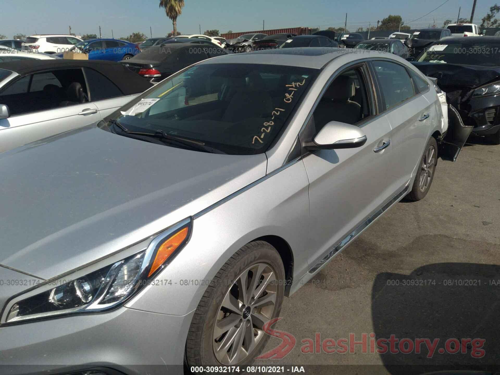 5NPE34AF2HH483190 2017 HYUNDAI SONATA