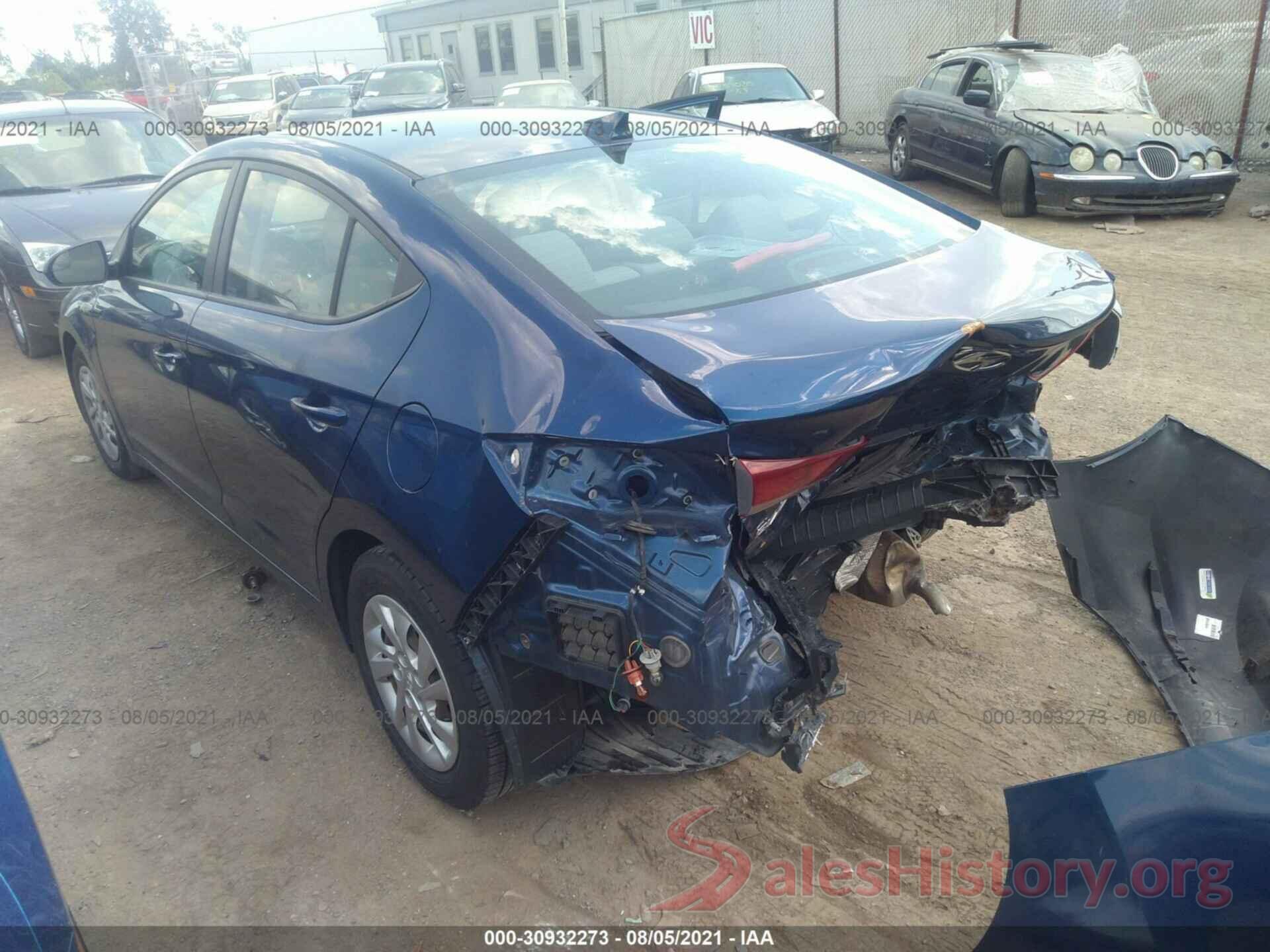 5NPD74LF0HH163895 2017 HYUNDAI ELANTRA