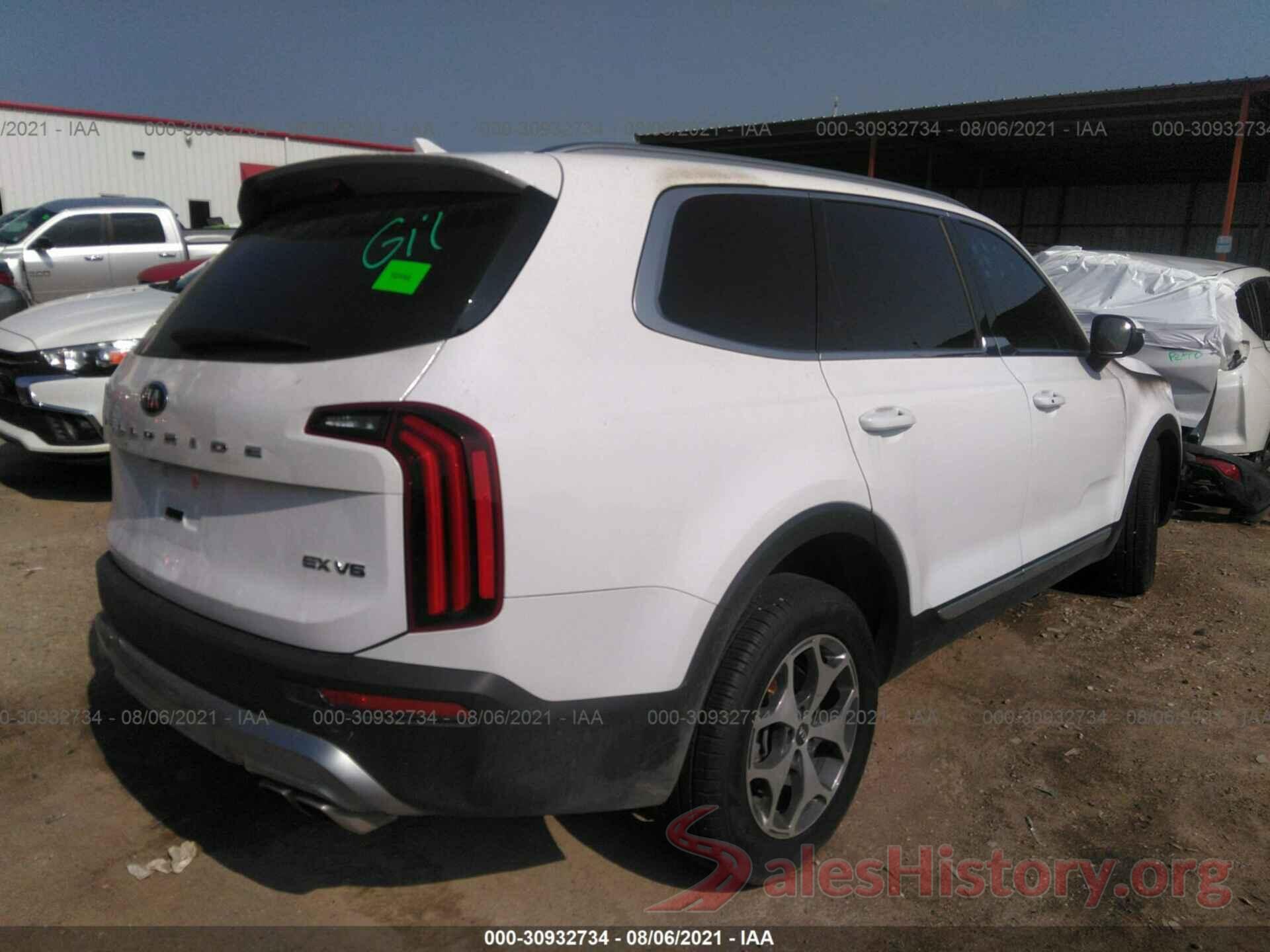 5XYP34HC2MG165205 2021 KIA TELLURIDE