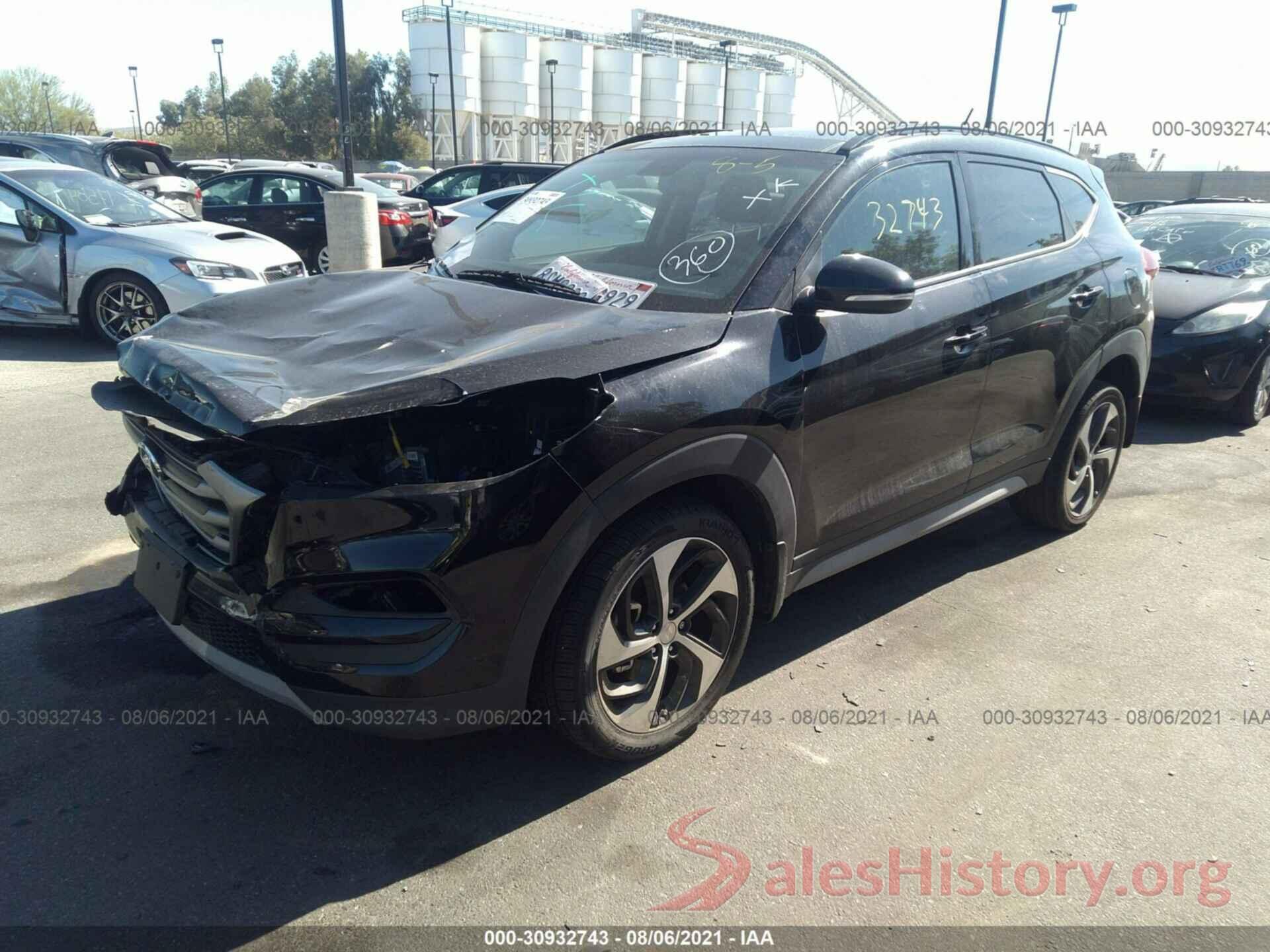 KM8J33A20HU567113 2017 HYUNDAI TUCSON