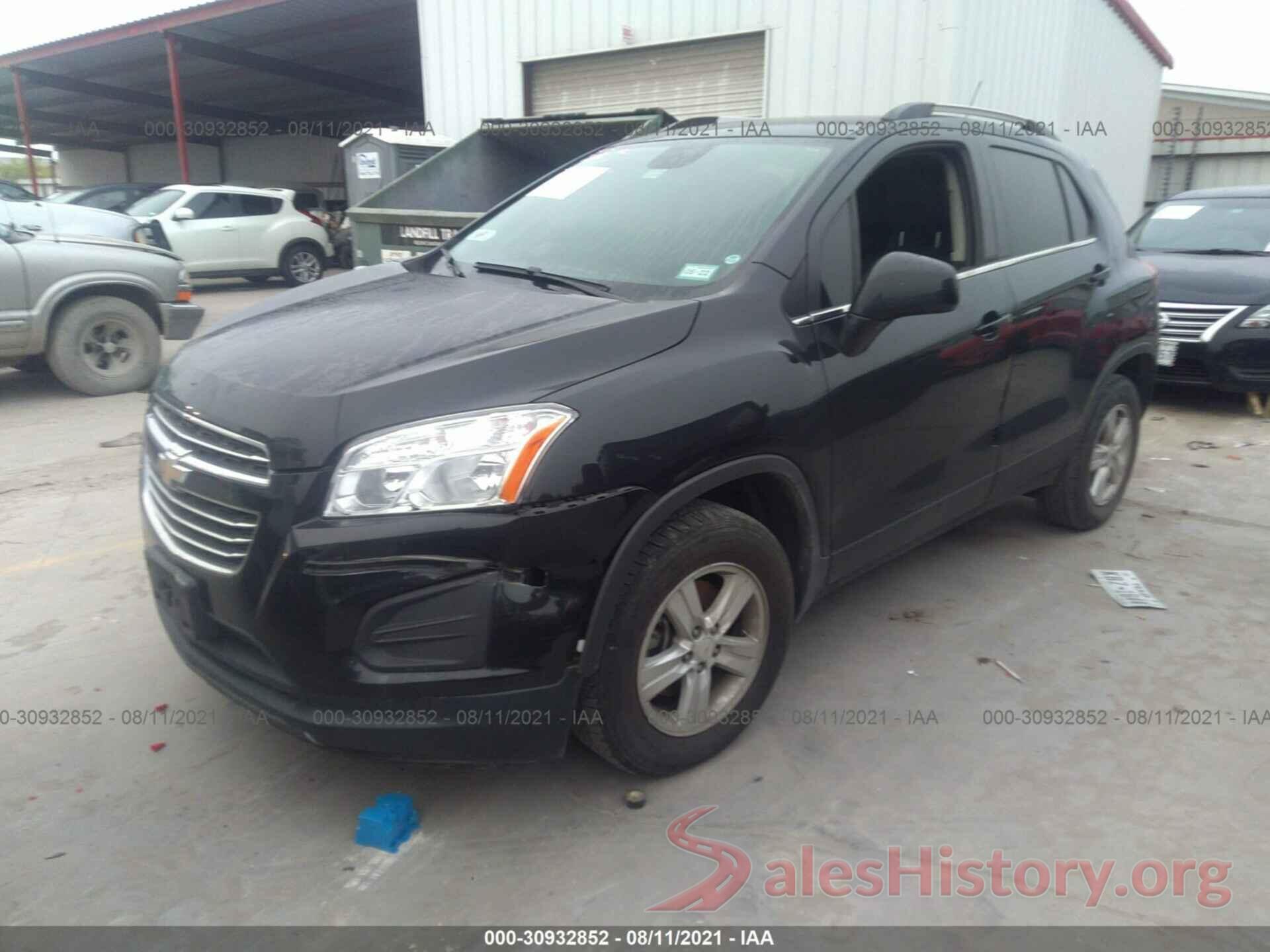 KL7CJPSB4GB613591 2016 CHEVROLET TRAX