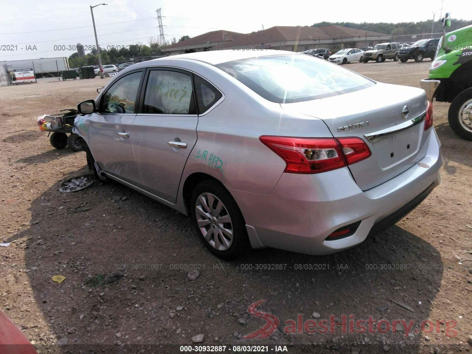 3N1AB7AP8KY416232 2019 NISSAN SENTRA