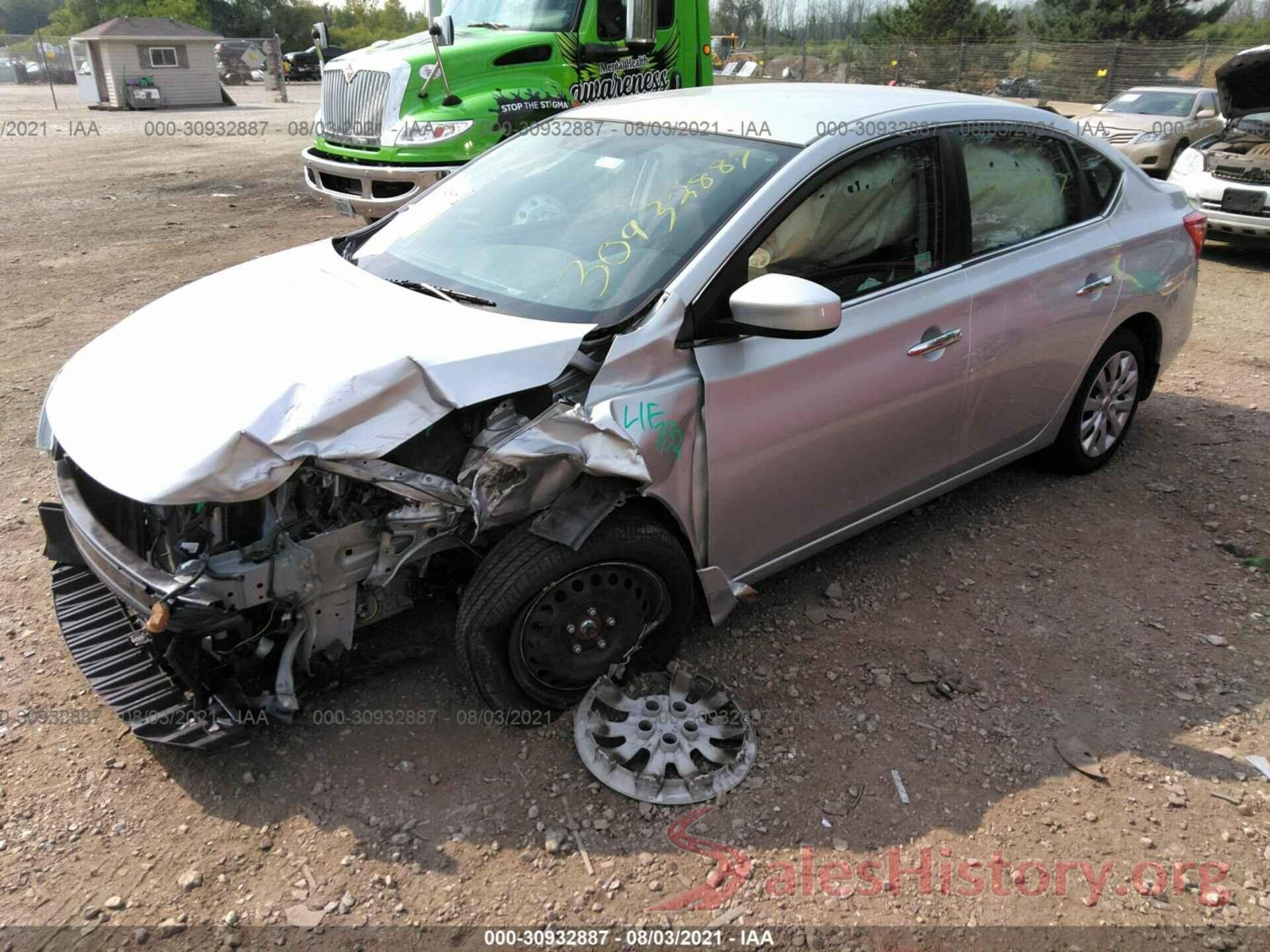 3N1AB7AP8KY416232 2019 NISSAN SENTRA