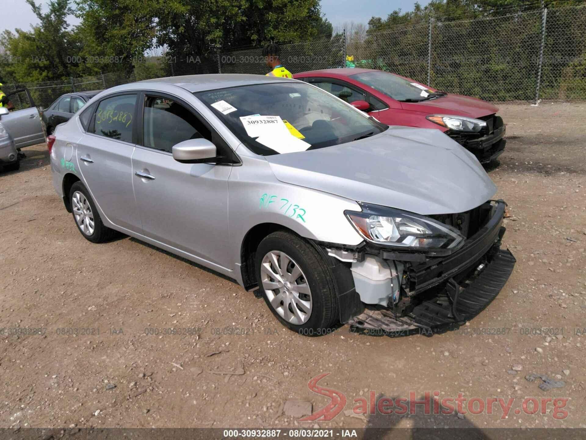 3N1AB7AP8KY416232 2019 NISSAN SENTRA