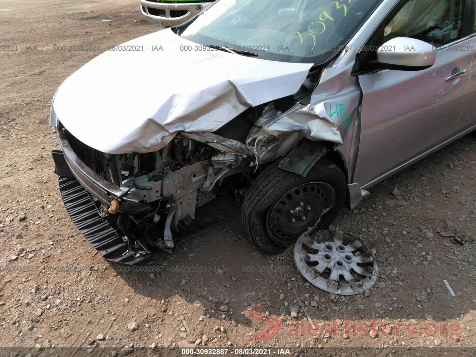 3N1AB7AP8KY416232 2019 NISSAN SENTRA