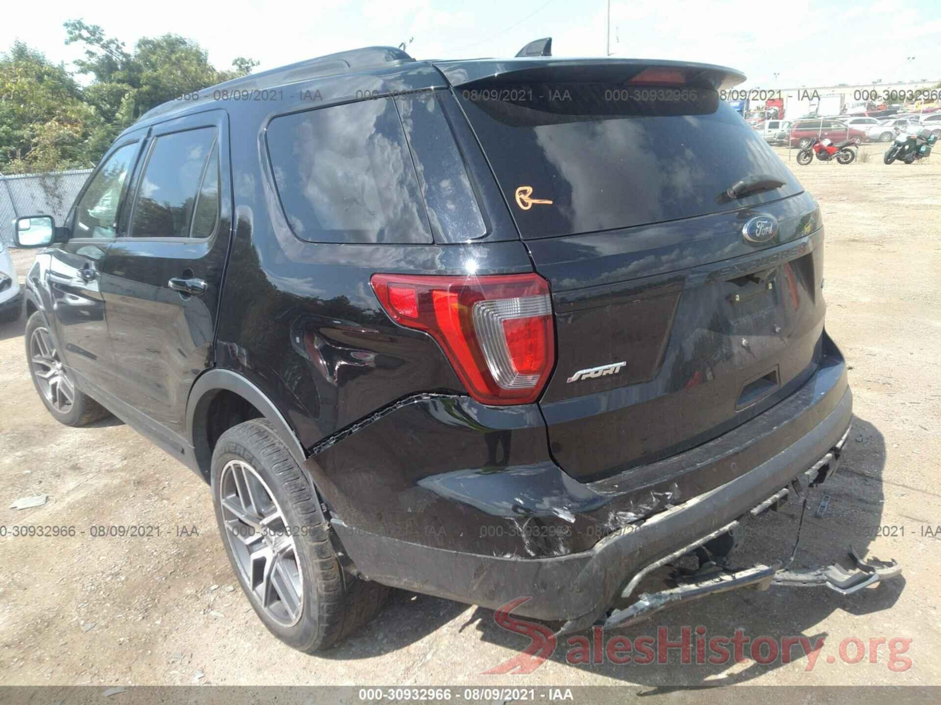 1FM5K8GT5HGA40345 2017 FORD EXPLORER