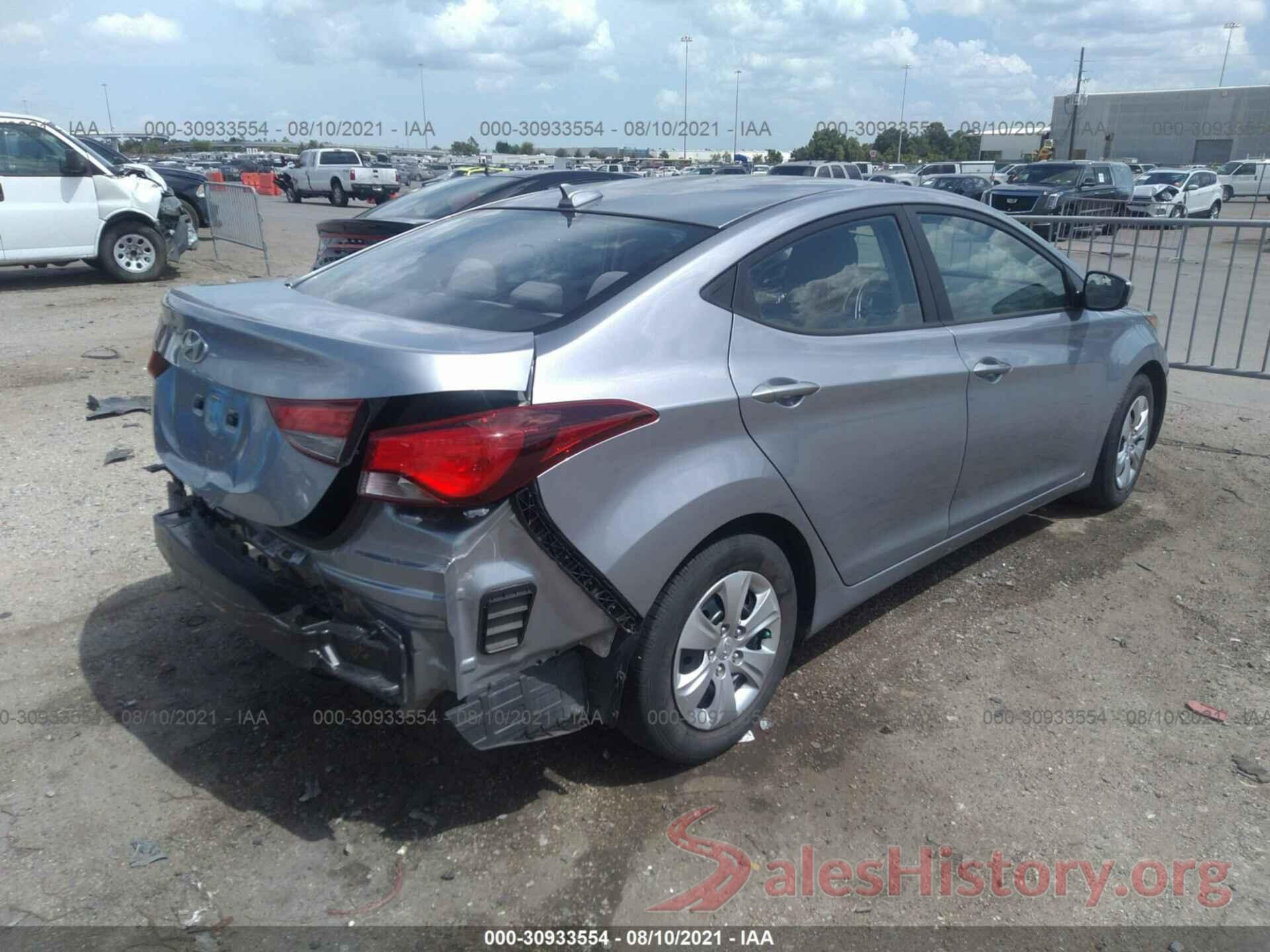 5NPDH4AE7GH744641 2016 HYUNDAI ELANTRA