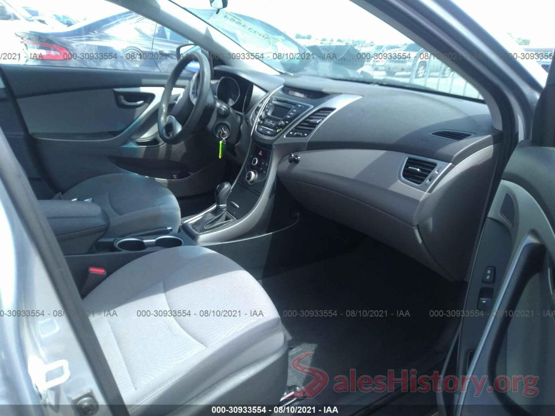 5NPDH4AE7GH744641 2016 HYUNDAI ELANTRA