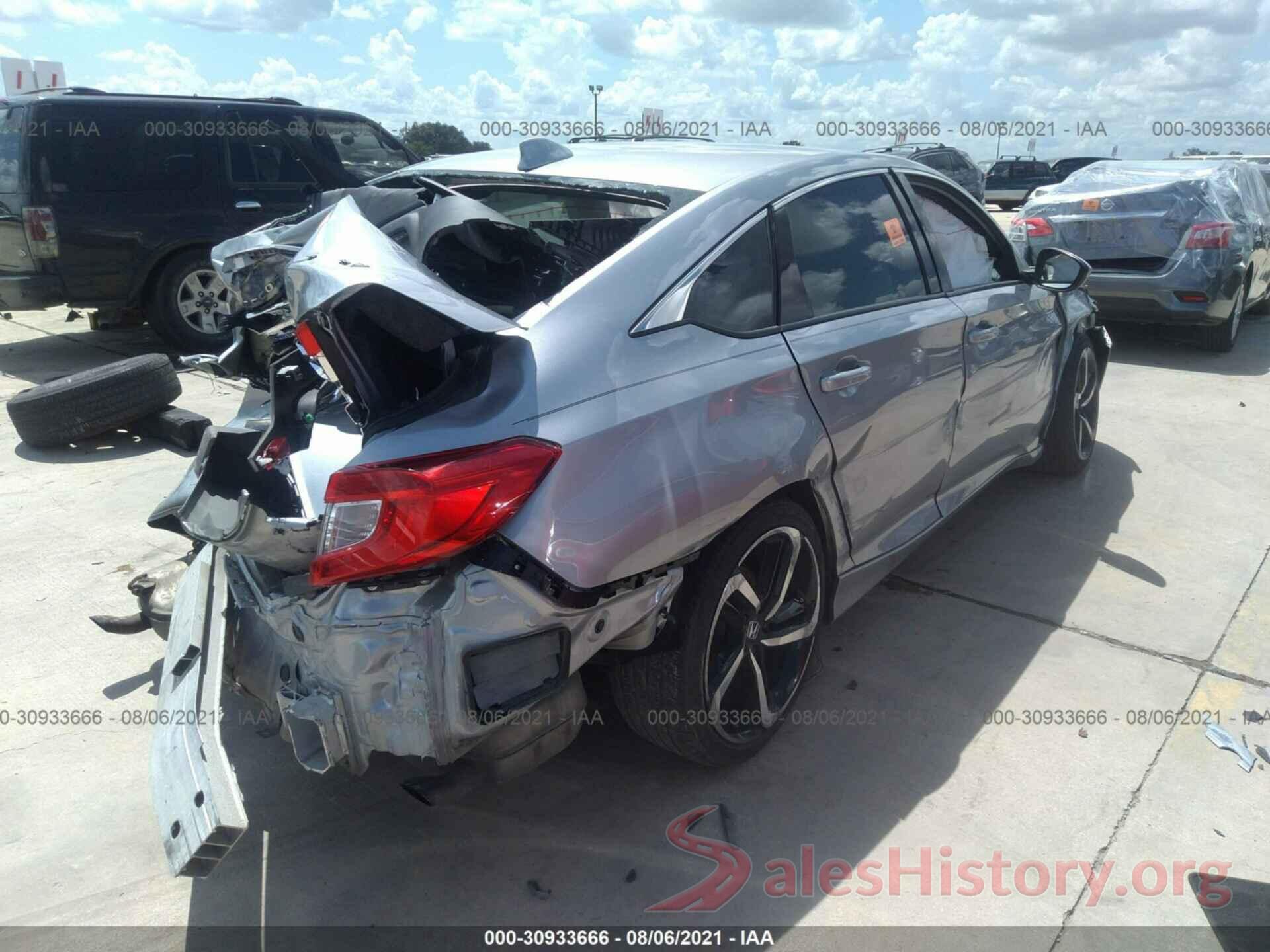 1HGCV1F36KA065780 2019 HONDA ACCORD SEDAN