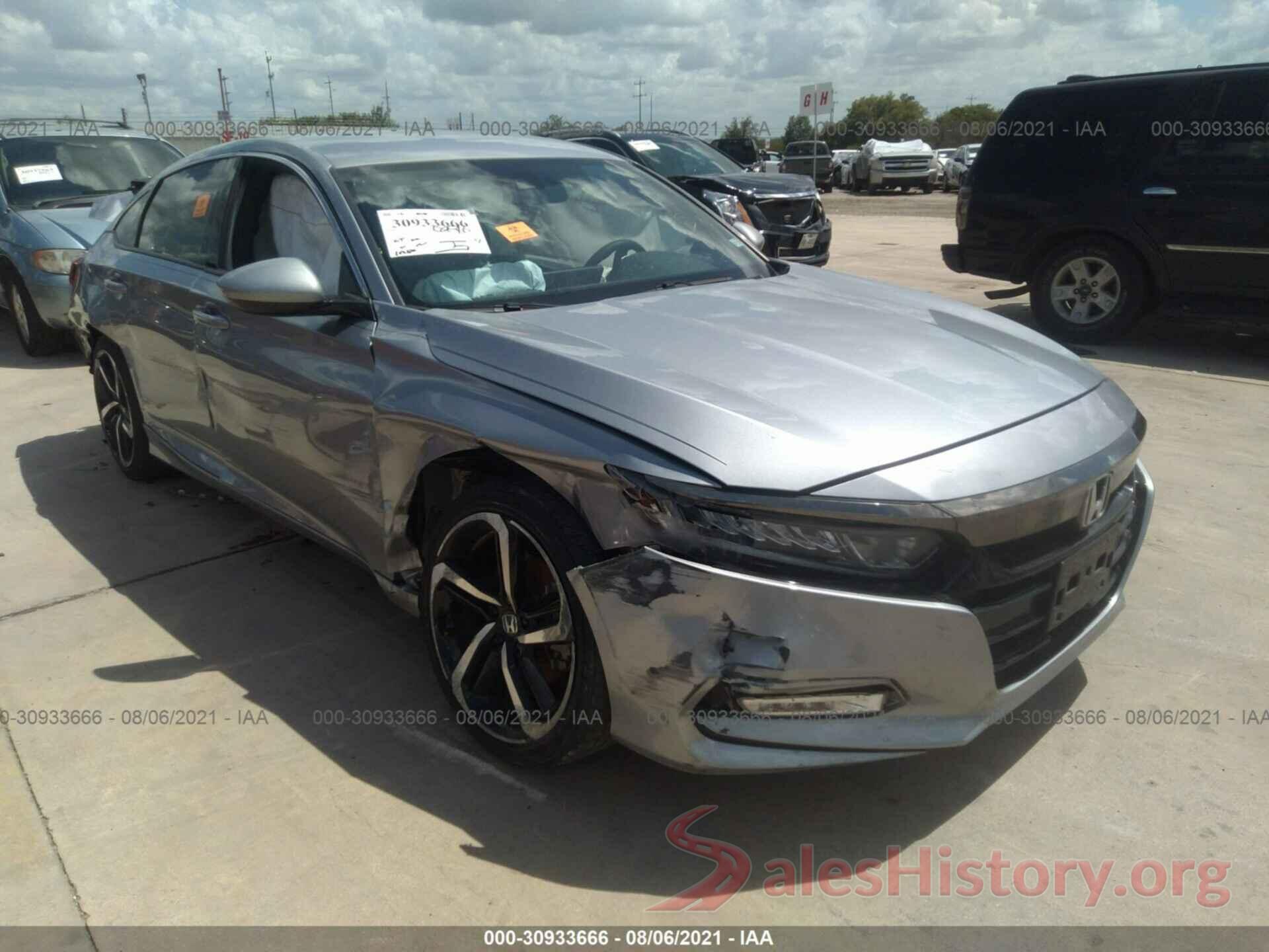 1HGCV1F36KA065780 2019 HONDA ACCORD SEDAN